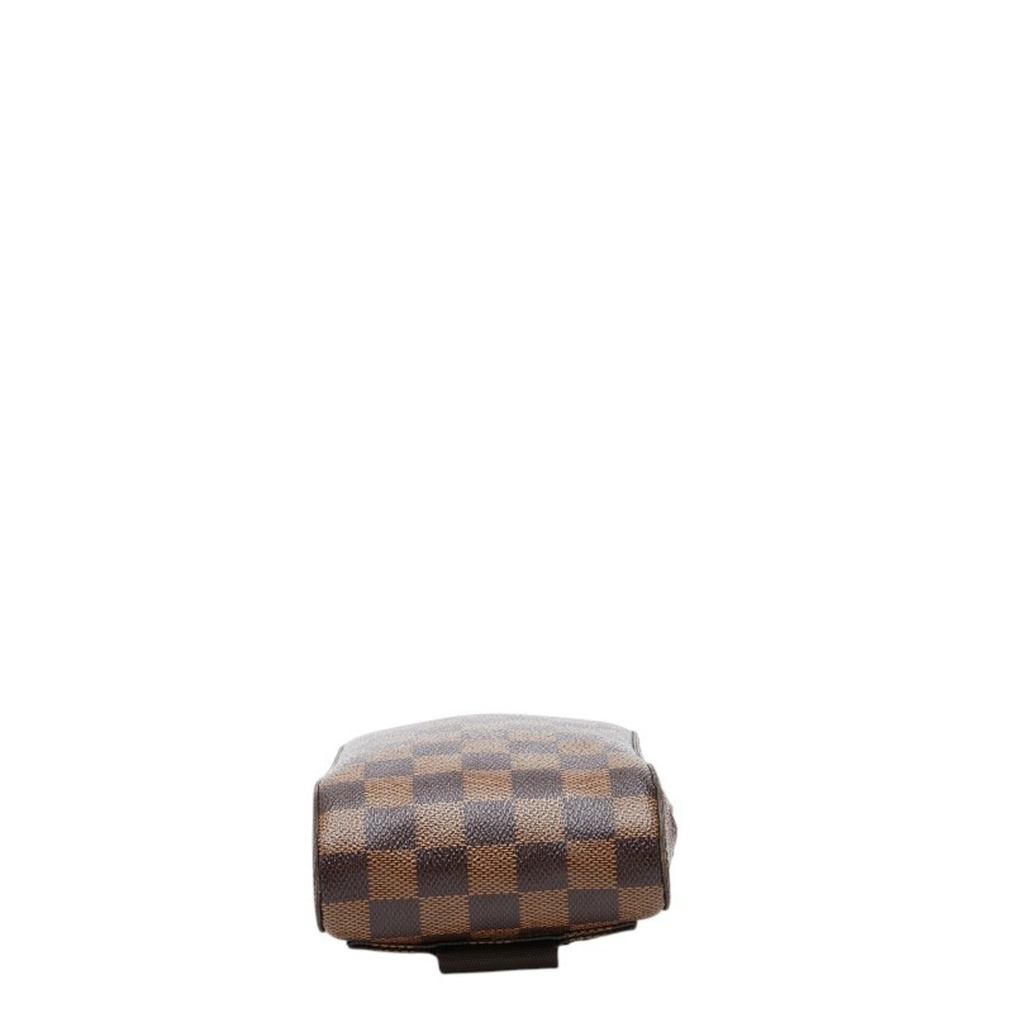 Louis Vuitton Brown Pvc Leather Sling Bag (Pre-Owned)