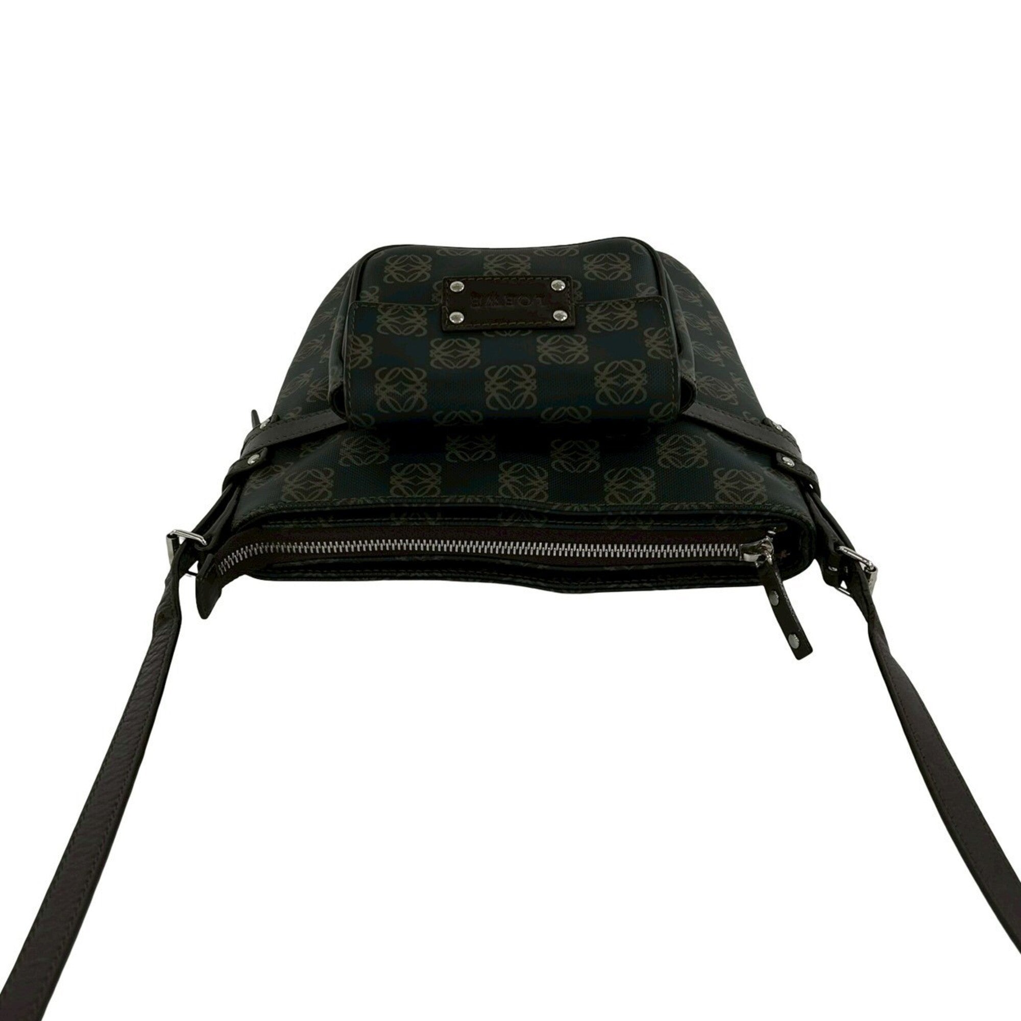 Loewe Brown Leather Pvc Pochette Shoulder Bag (Pre-Owned)