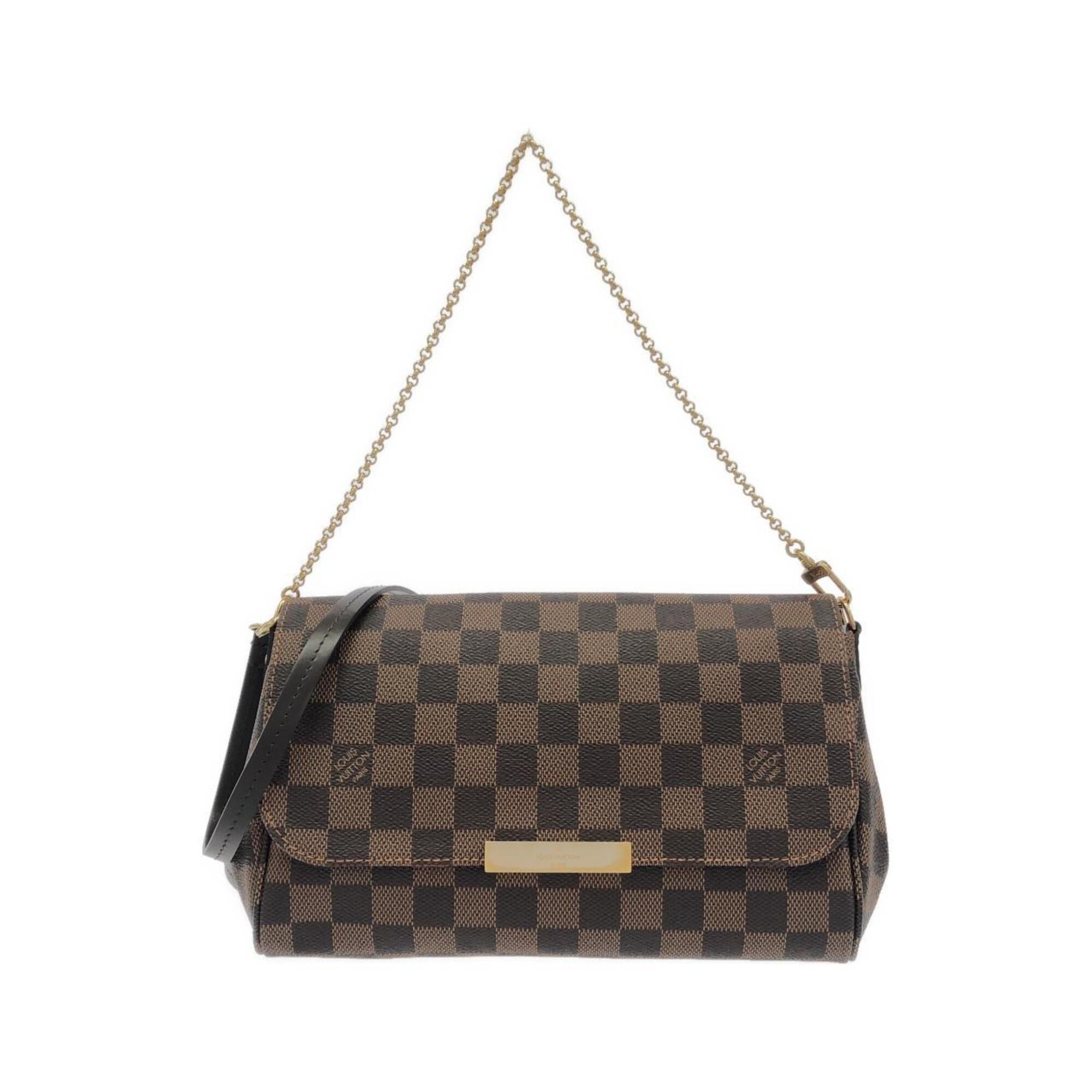 Louis Vuitton Brown Coated Canvas Shoulder Bag (Pre-Owned)