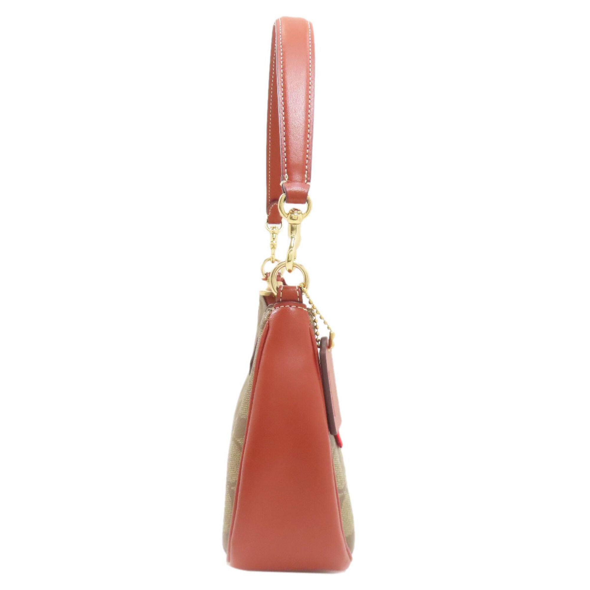 Coach Brown Pvc Tote Bag (Pre-Owned)