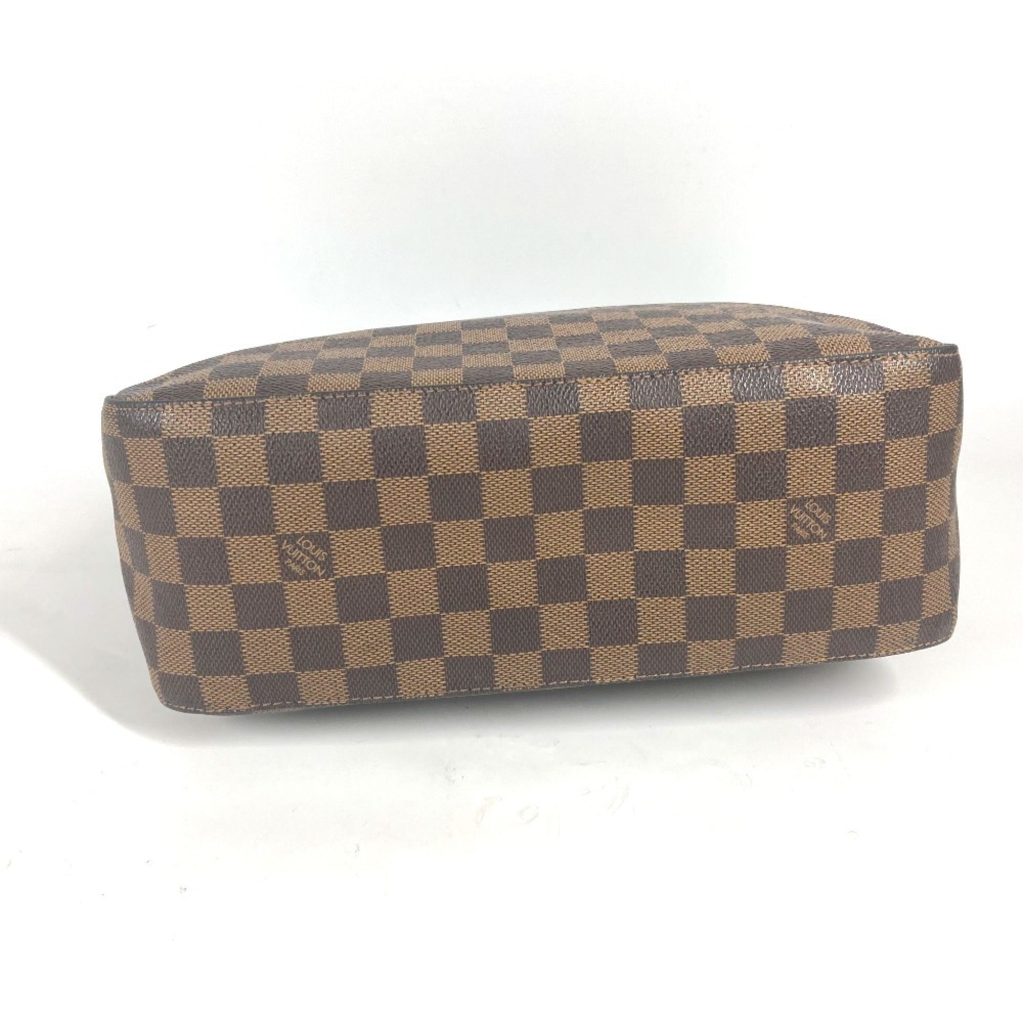 Louis Vuitton Damier Brown Damier Canvas Ebene Damier Canvas Shoulder Bag (Pre-Owned)