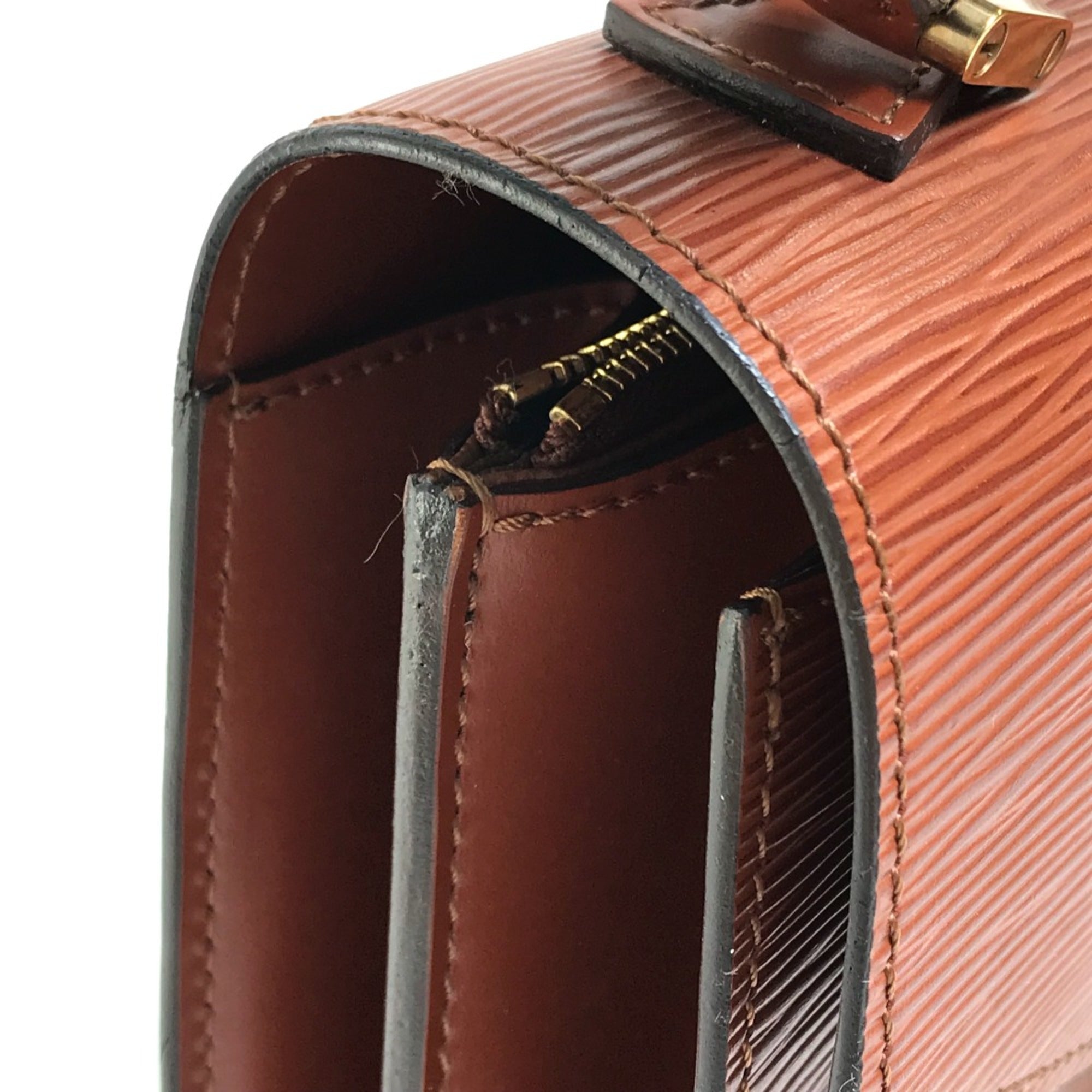 Louis Vuitton Brown Leather Handbag (Pre-Owned)