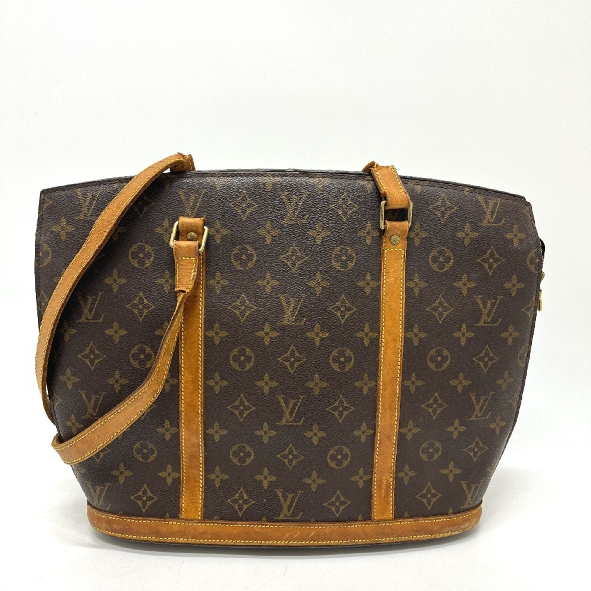 Louis Vuitton Brown Monogram Canvas Shoulder Bag Tote Bag (Pre-Owned)
