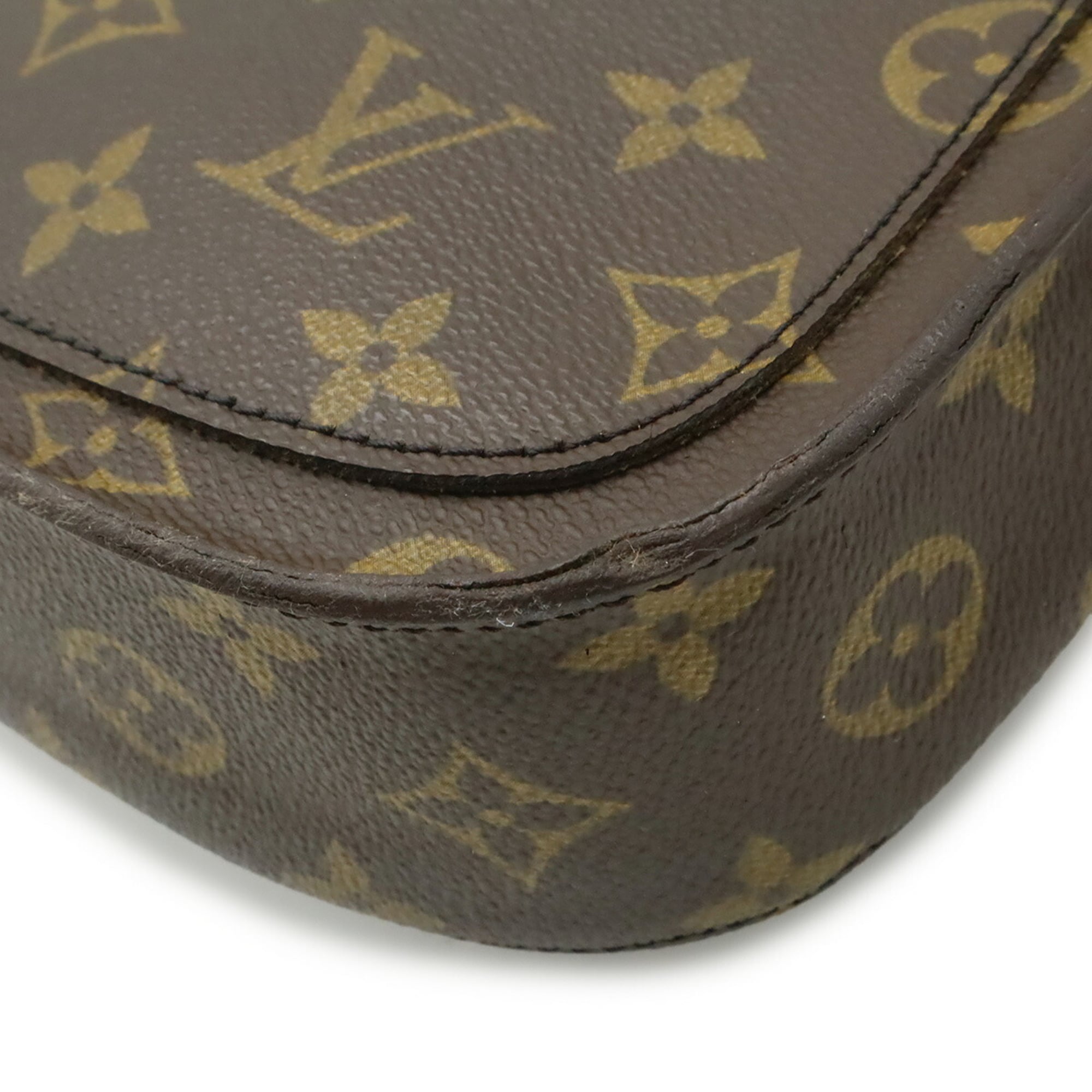 Louis Vuitton Brown Monogram Canvas Pochette Shoulder Bag (Pre-Owned)