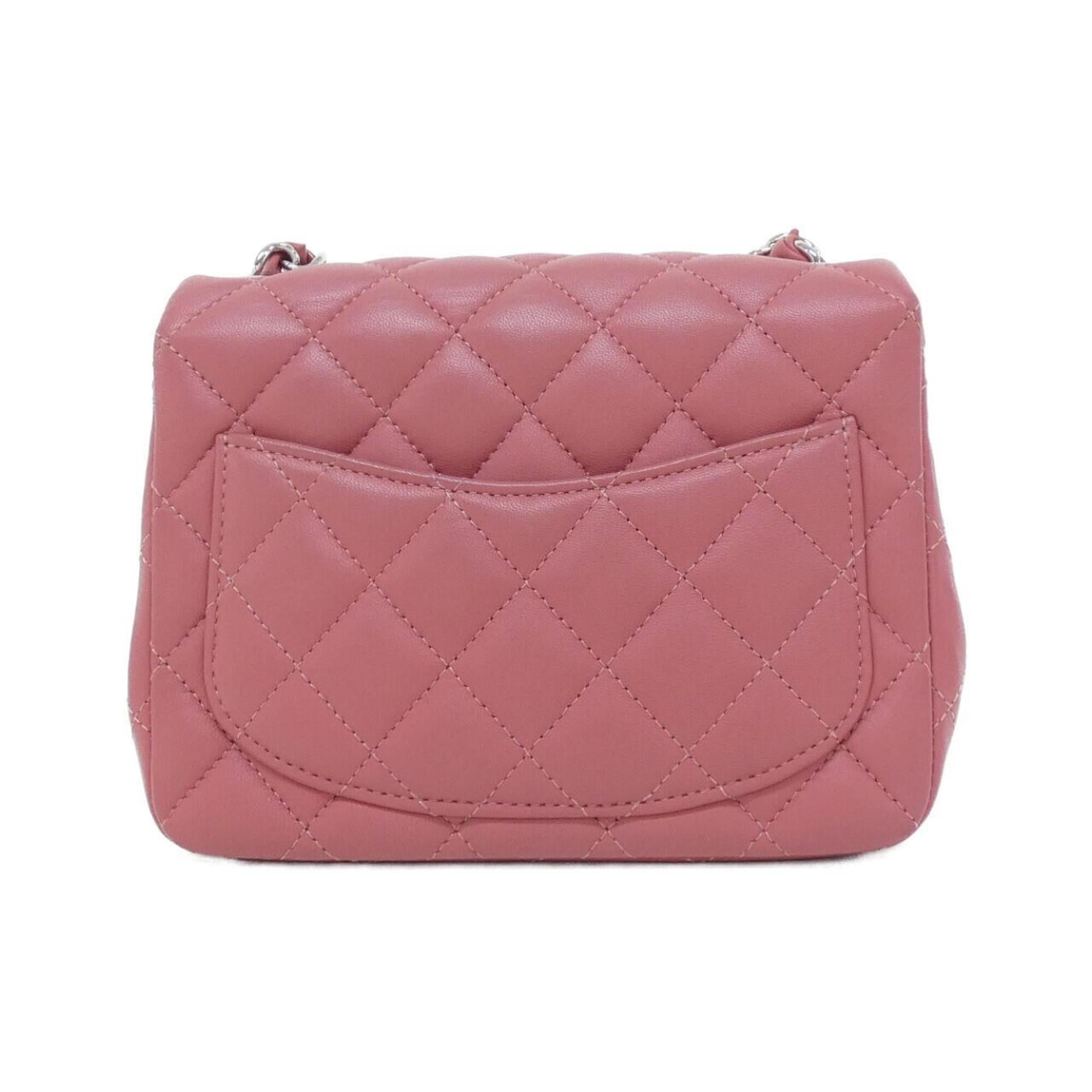 Chanel Pink Leather Shoulder Bag (Pre-Owned)
