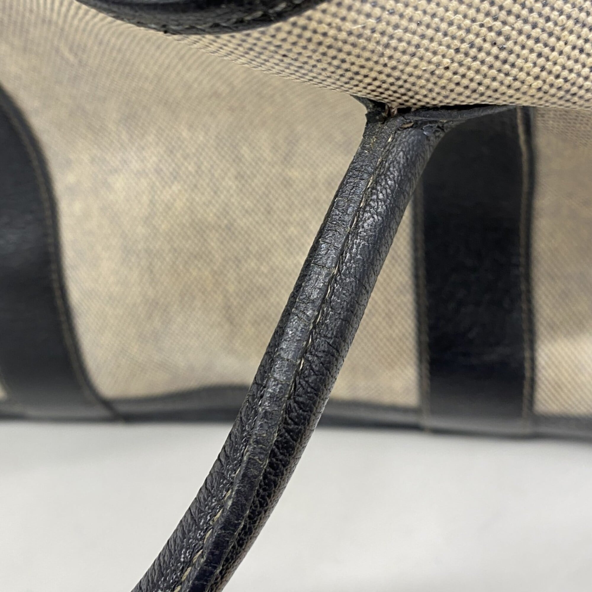 Hermes Black Toile H Tote Bag (Pre-Owned)