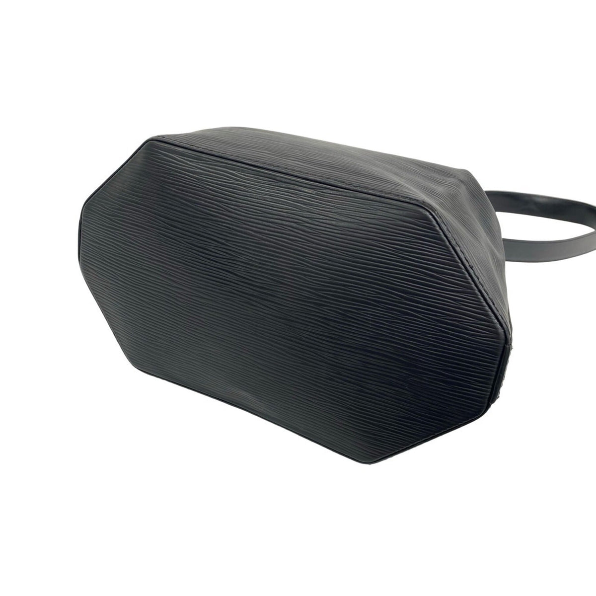 Louis Vuitton Black Leather Crossbody Bag Shoulder Bag (Pre-Owned)