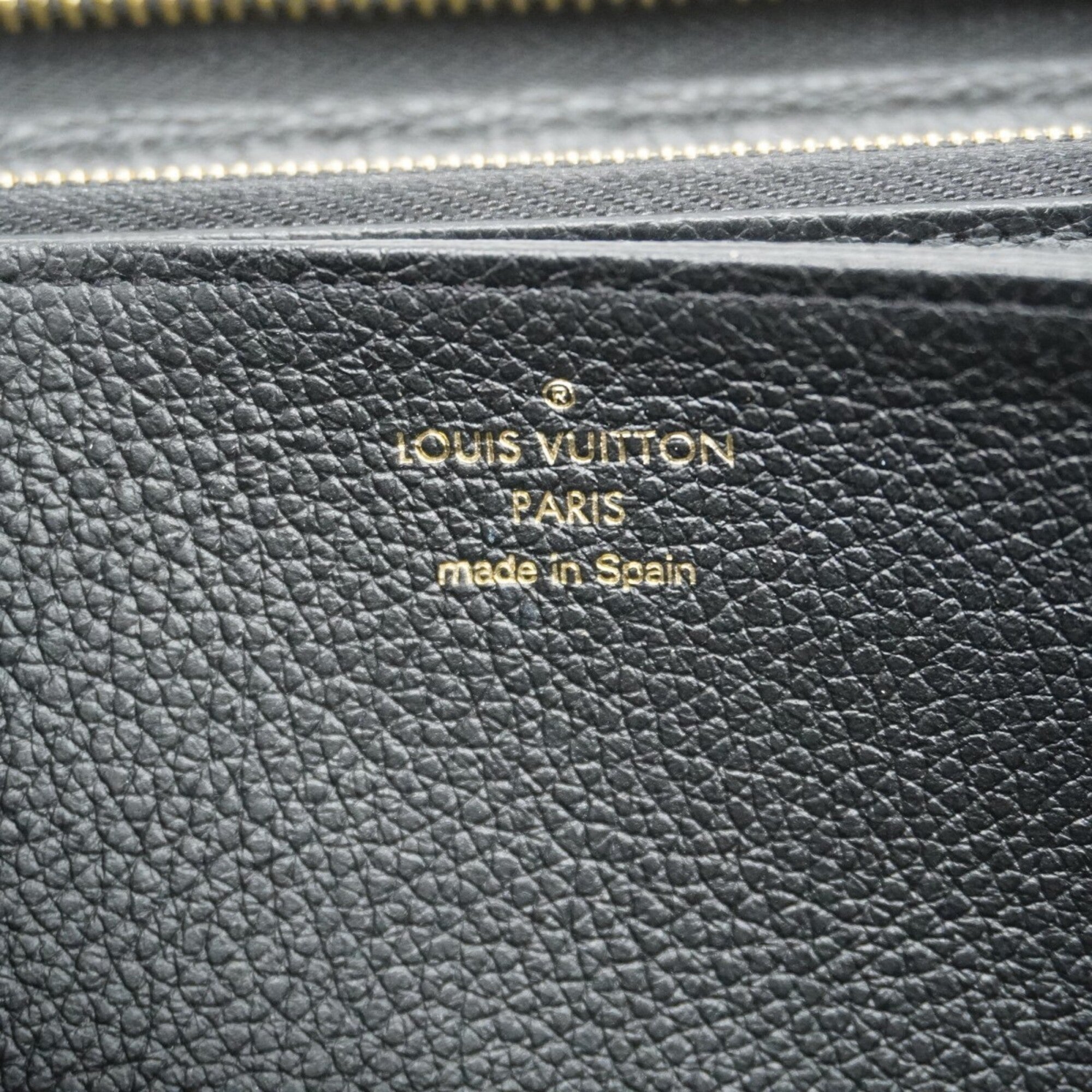 Louis Vuitton Noir Long Wallet (Bi-Fold) (Pre-Owned)