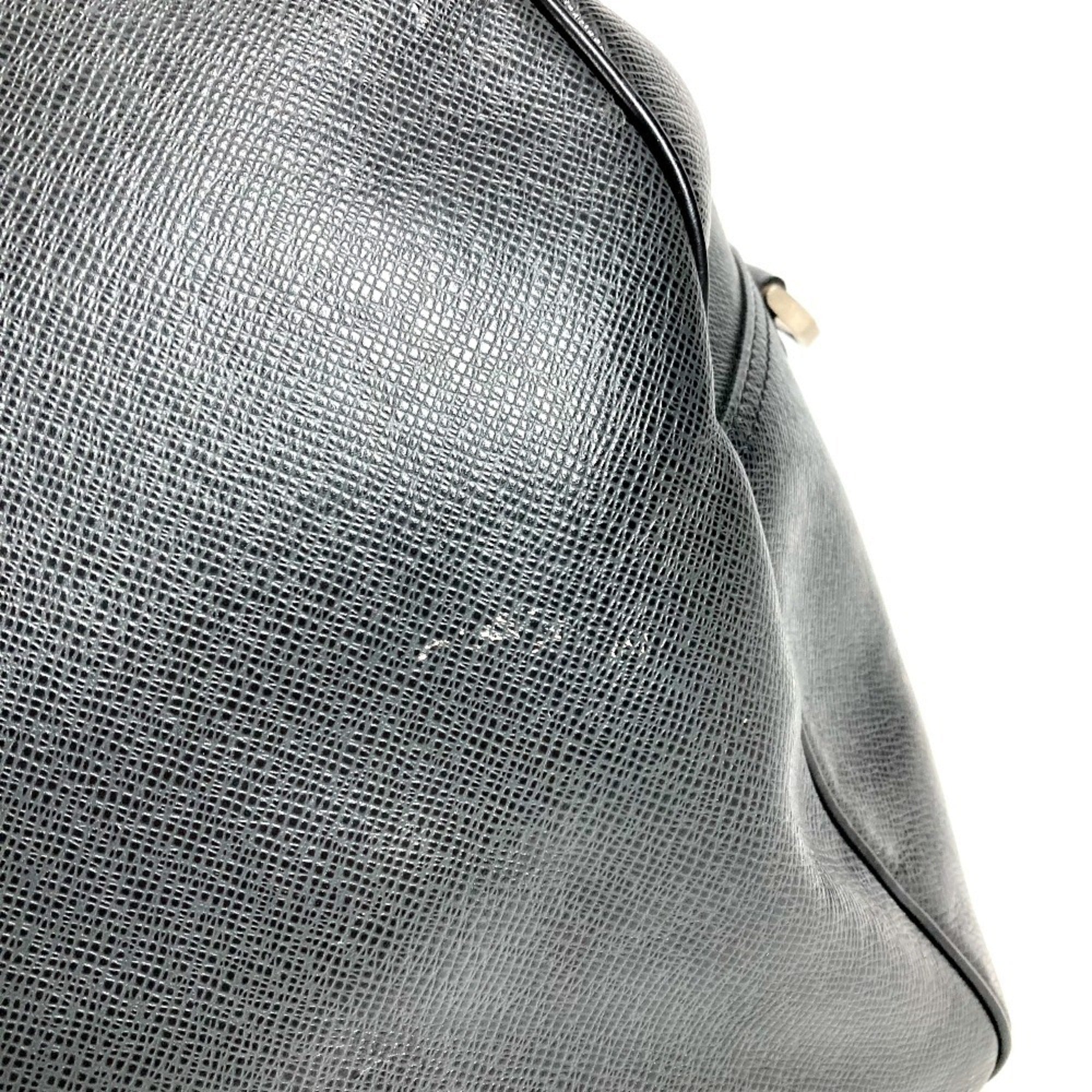 Louis Vuitton Taiga Ardoise Black Taiga Leather Boston Bag (Pre-Owned)