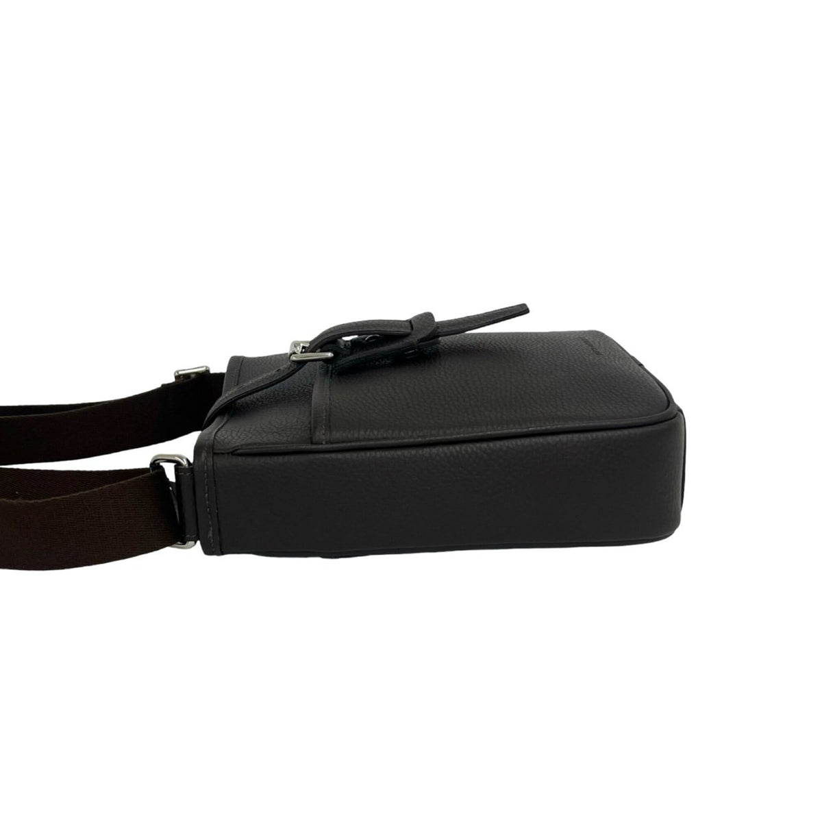 Burberry Brown Leather Pochette Shoulder Bag (Pre-Owned)