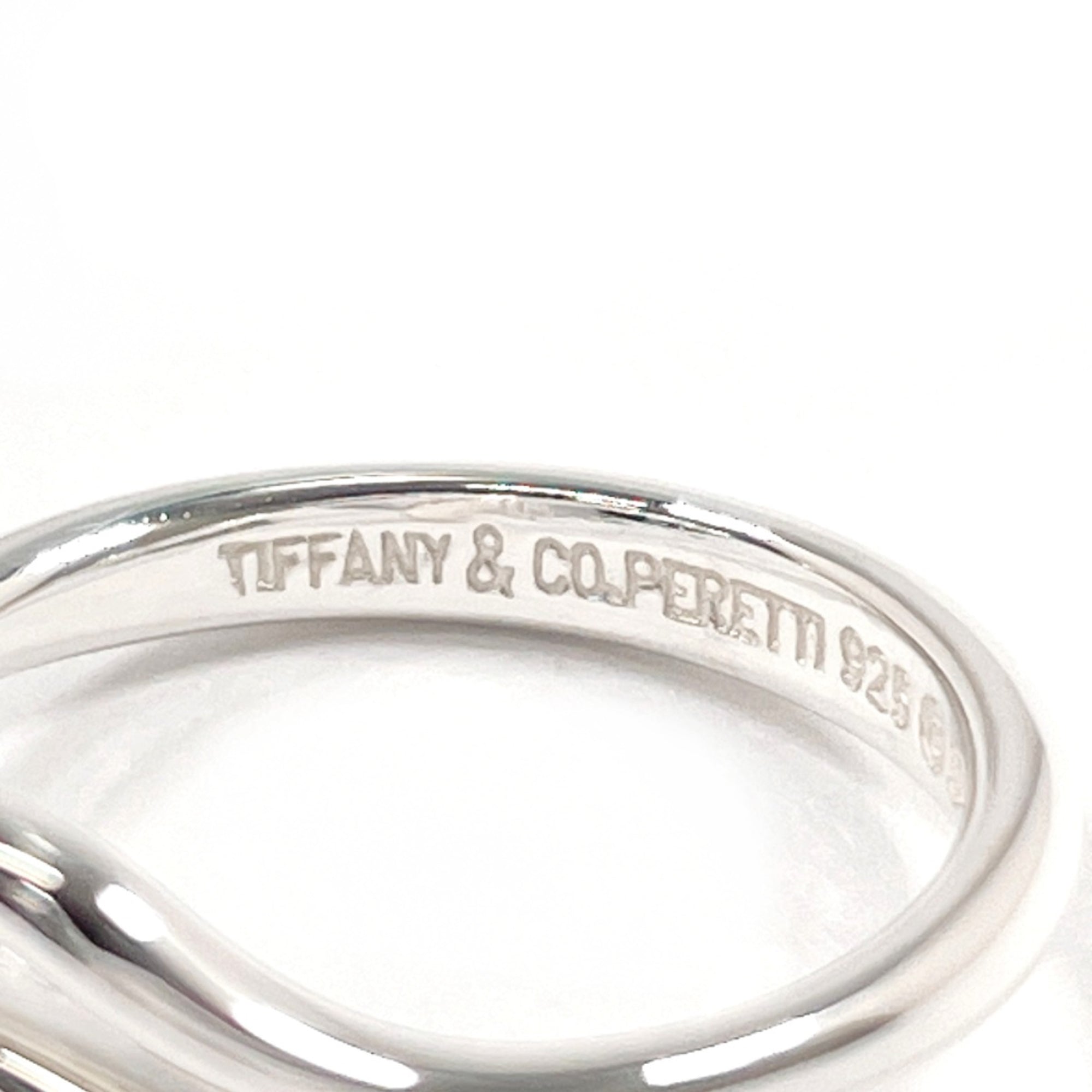 Tiffany Silver Silver 925 Band Ring (Pre-Owned)
