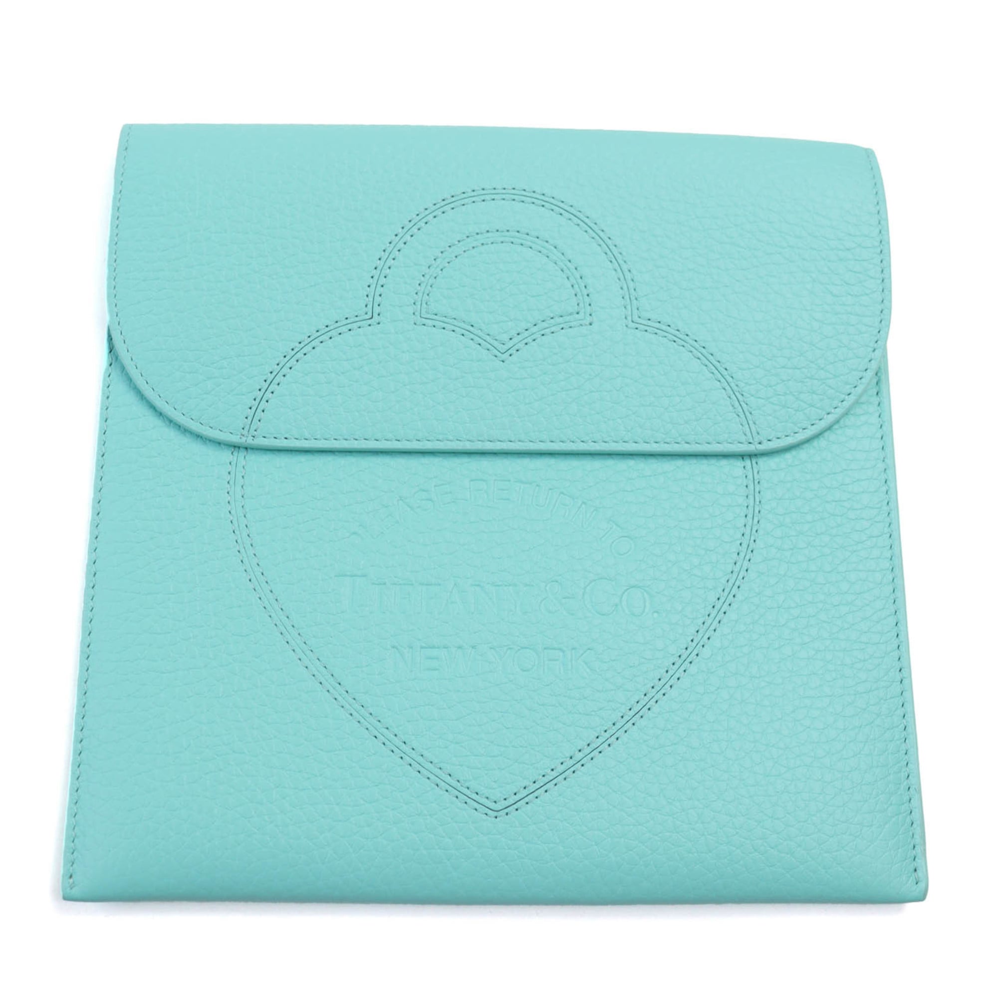 Tiffany Tiffany Blue Leather Pouch (Pre-Owned)