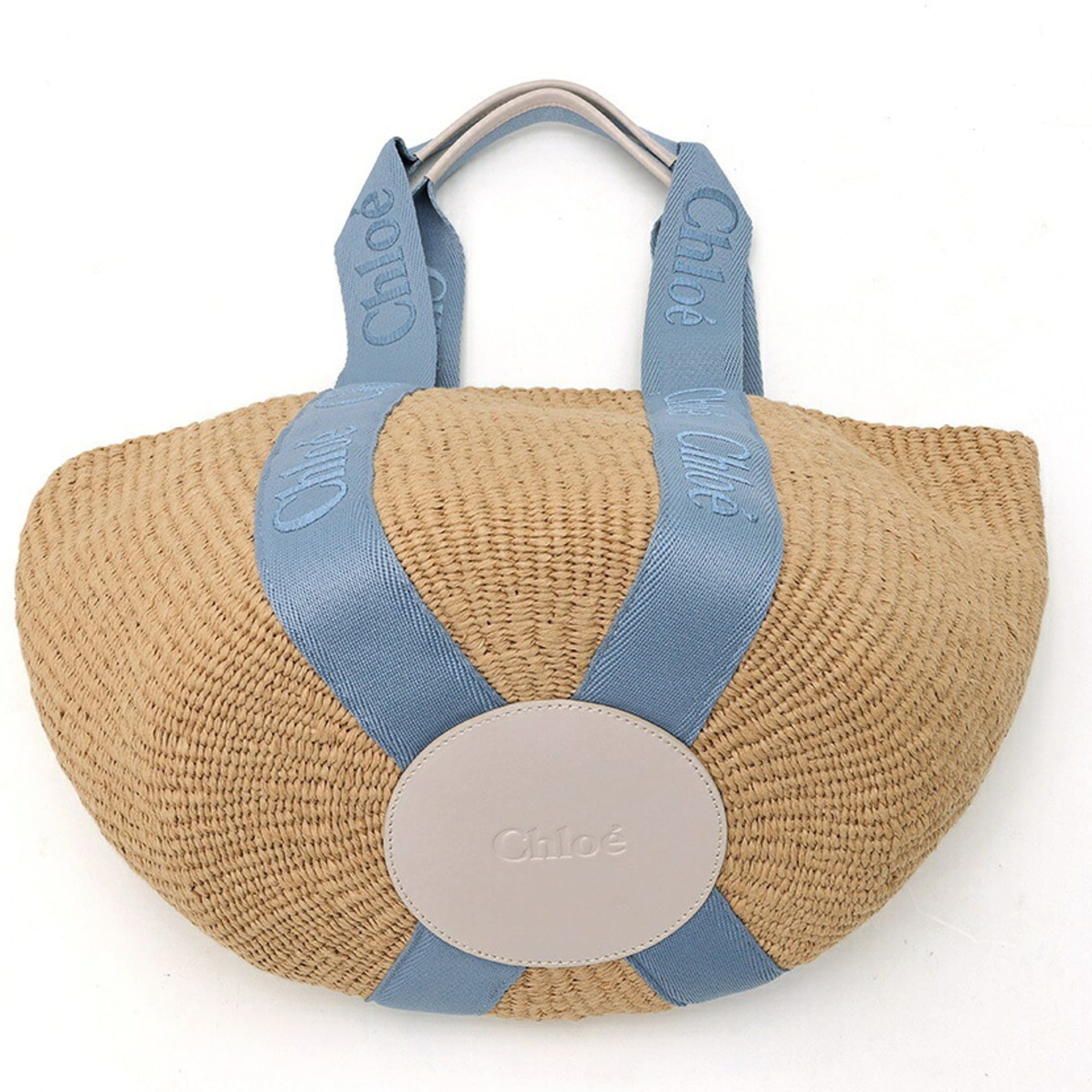 Chloé Beige Blue Basket (Pre-Owned)