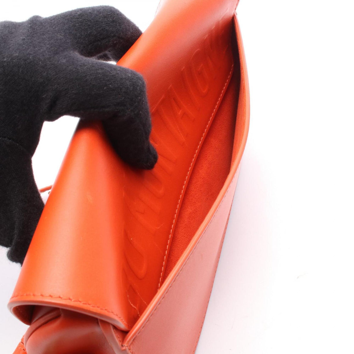 Christian Dior Orange Leather Shoulder Bag (Pre-Owned)