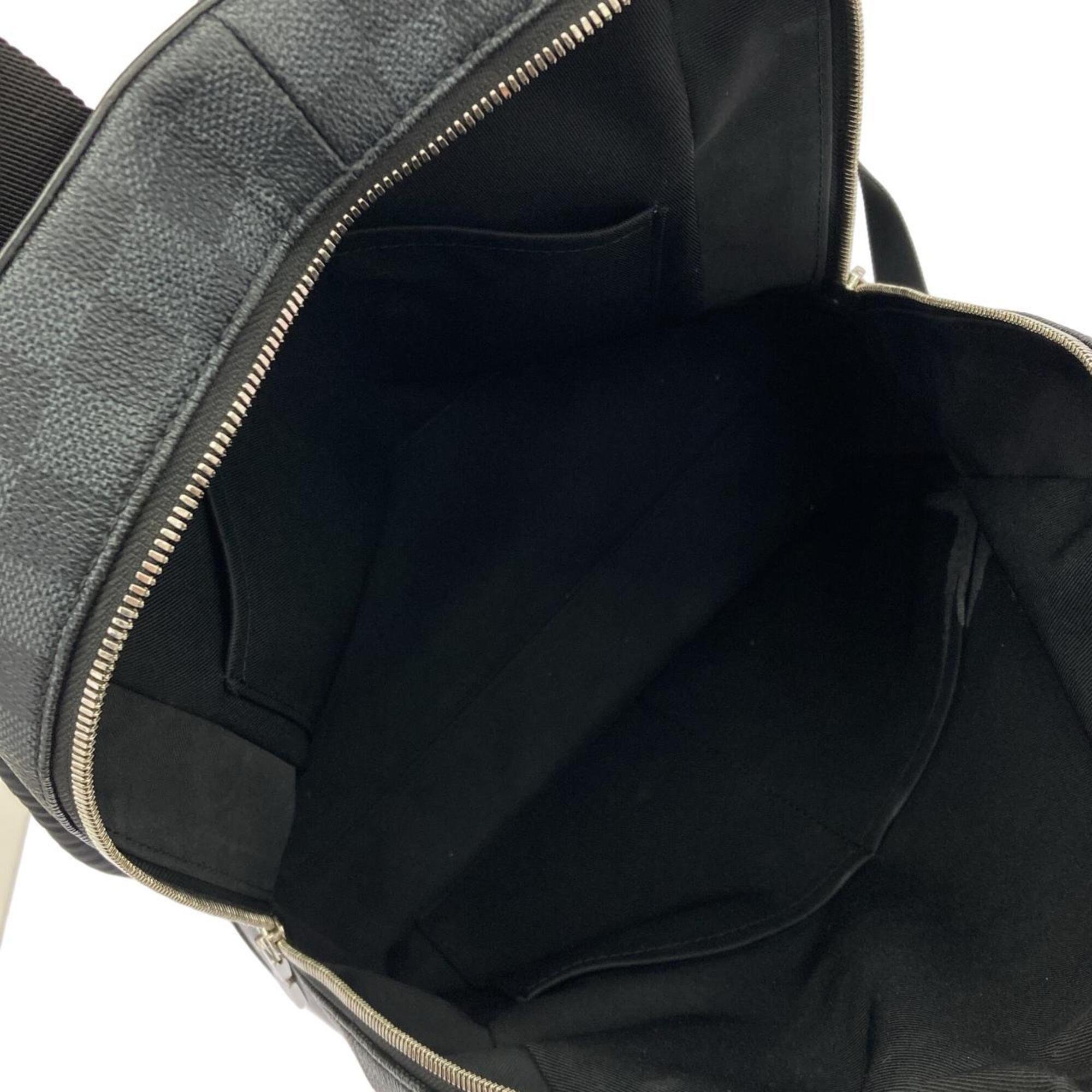 Louis Vuitton Graphite Coated Canvas Backpack (Pre-Owned)