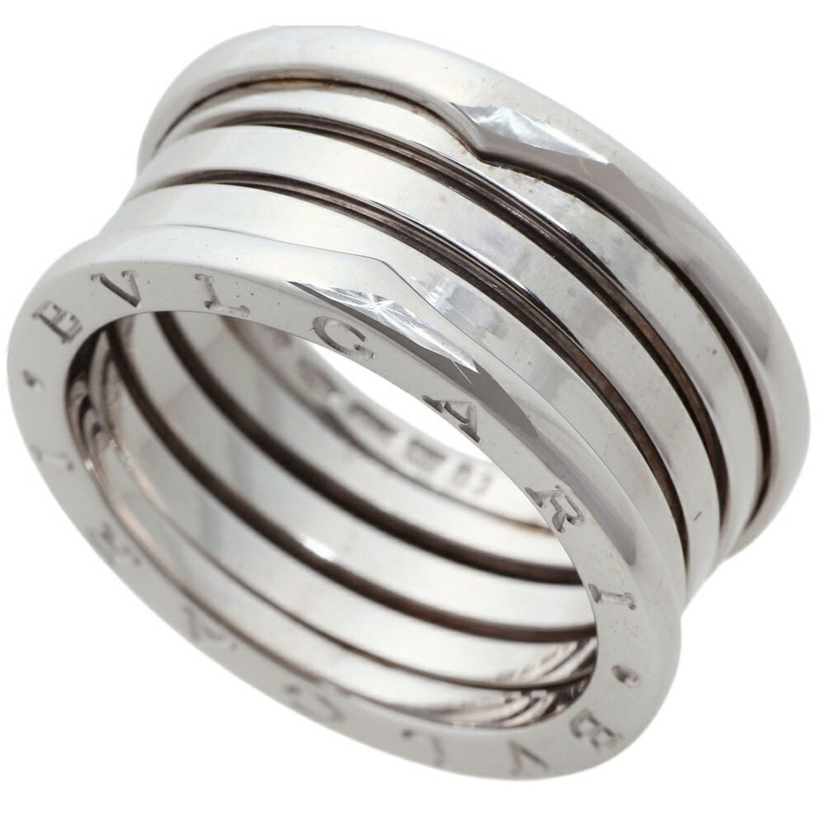 Bvlgari White Gold White Gold (18K) Band Ring (Pre-Owned)