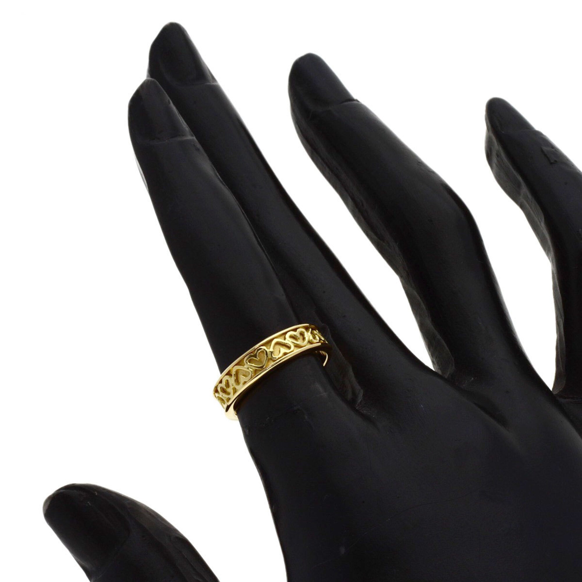 Tiffany Heart Yellow Gold (18K) Band Ring (Pre-Owned)