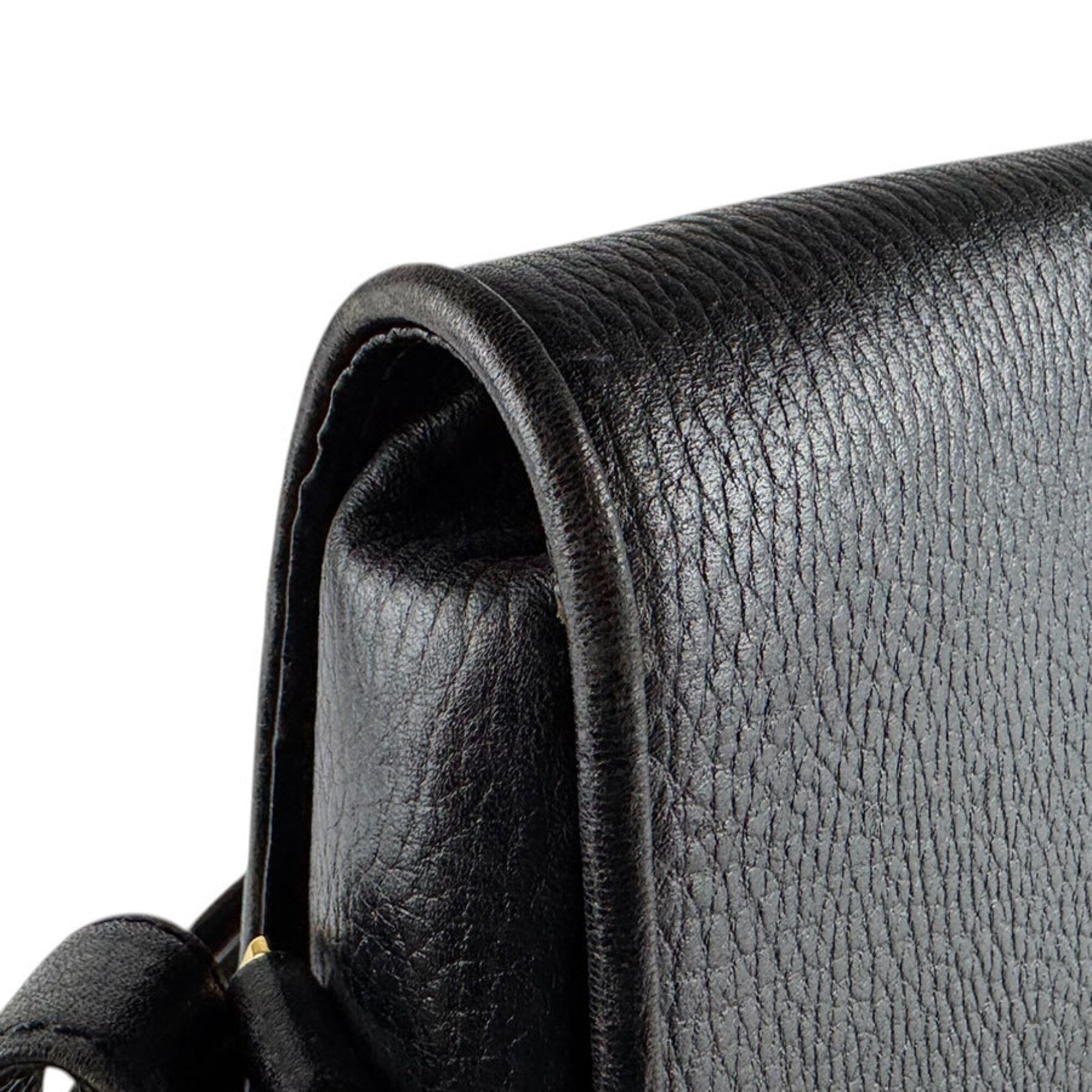 Cartier Black Leather Shoulder Bag (Pre-Owned)