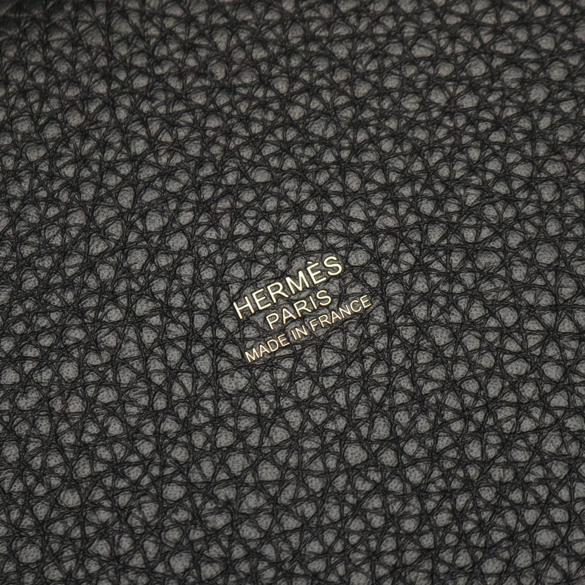 Hermes Black Taurillon Clemence Leather Leather Handbag (Pre-Owned)