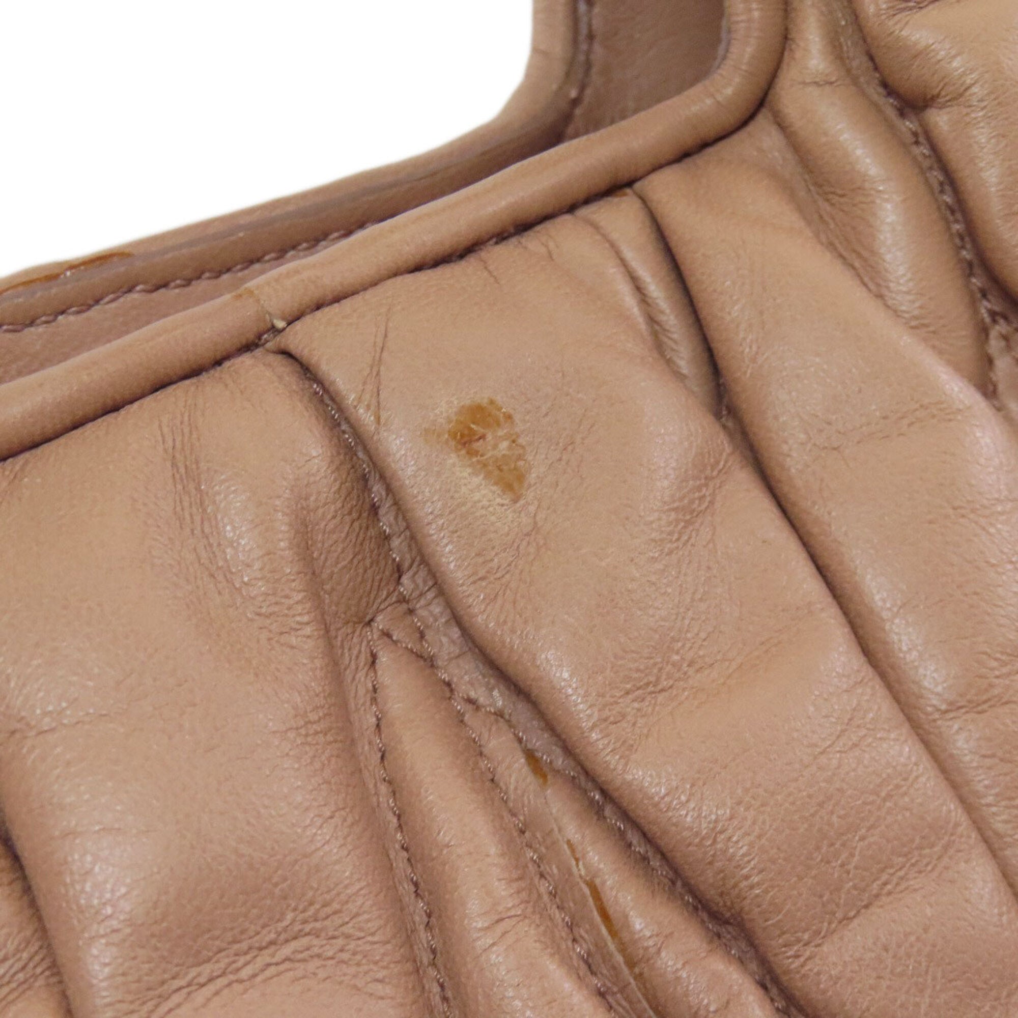 Miu Miu Brown Leather Handbag (Pre-Owned)