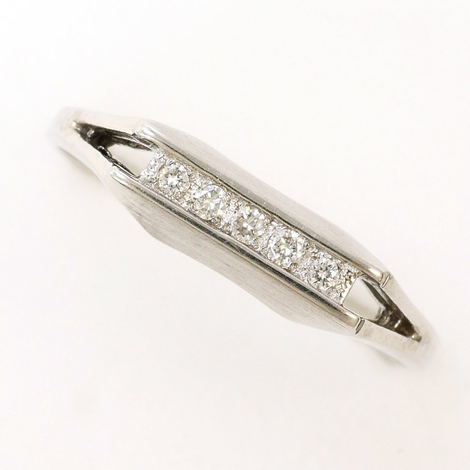 Unbranded White Gold White Gold (14K) Band Ring (Pre-Owned)