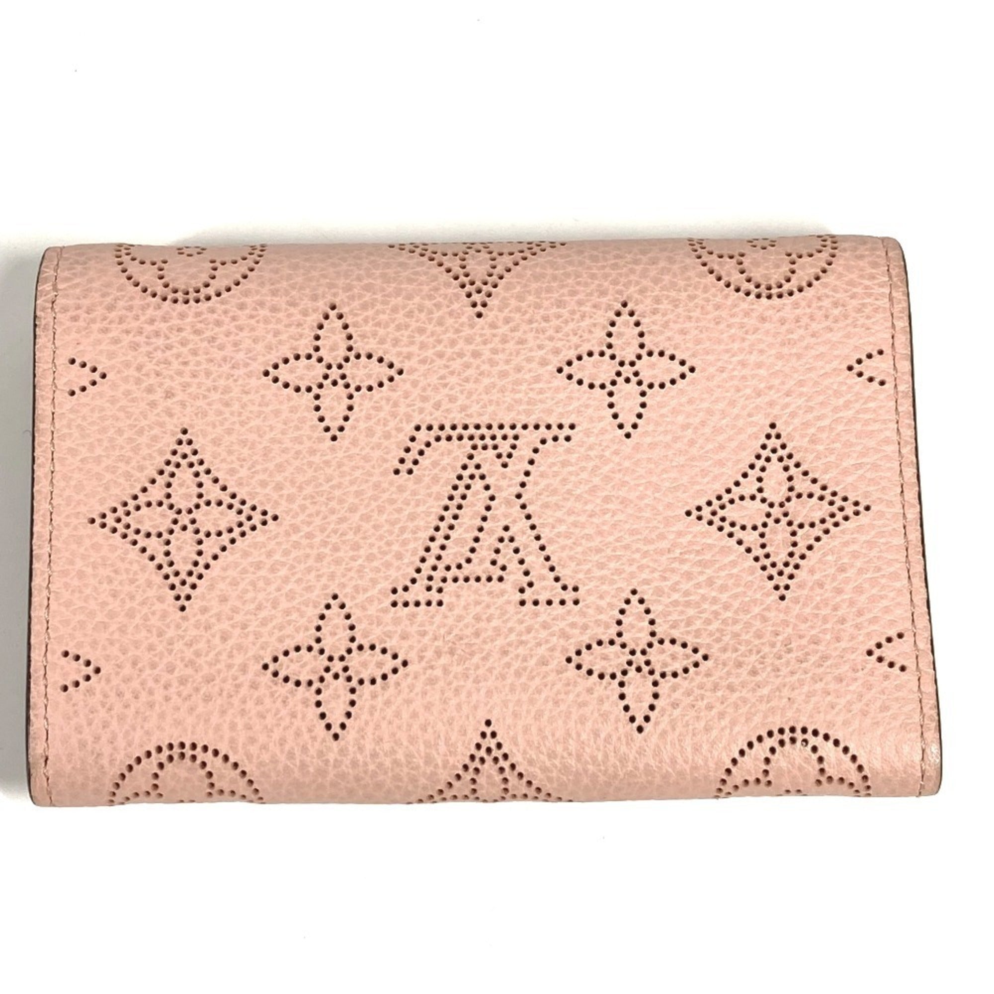 Louis Vuitton Magnolia Pink Mahina Leather Wallet (Bi-Fold) (Pre-Owned)