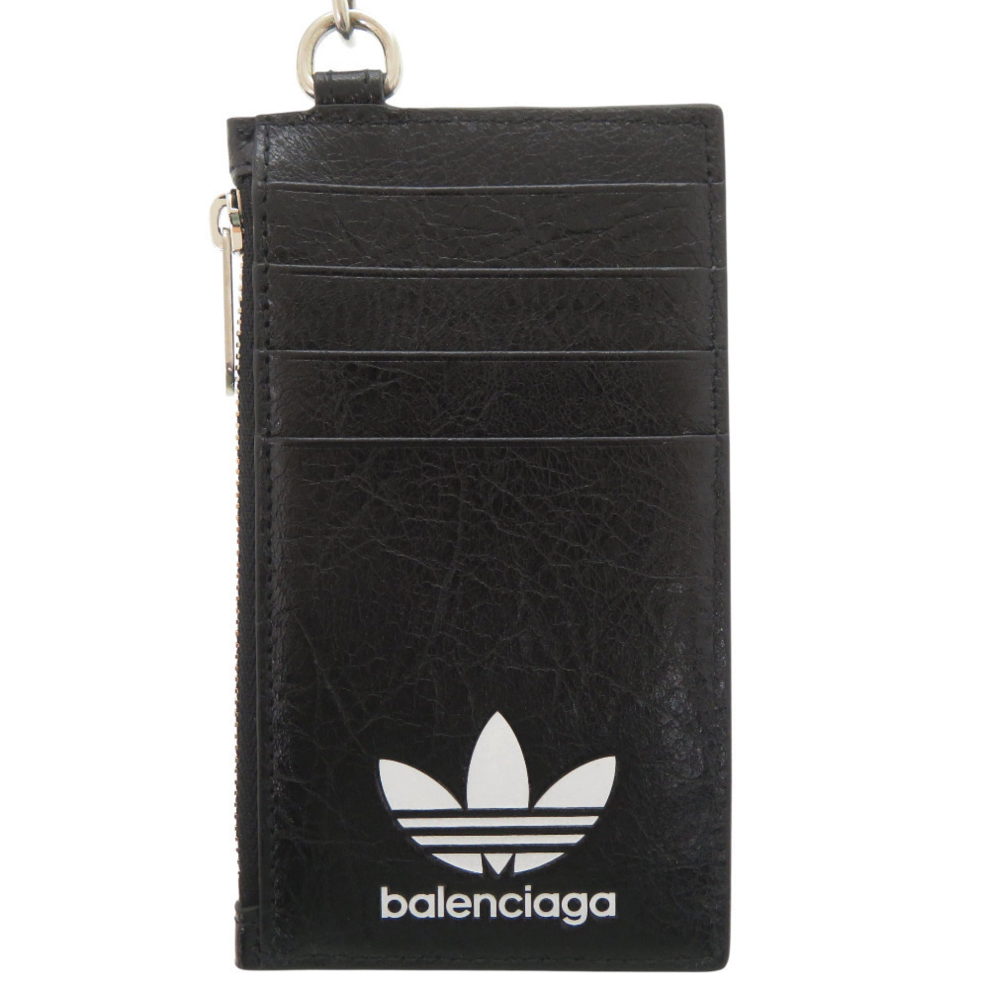 Balenciaga Black White Leather Shoulder Bag (Pre-Owned)