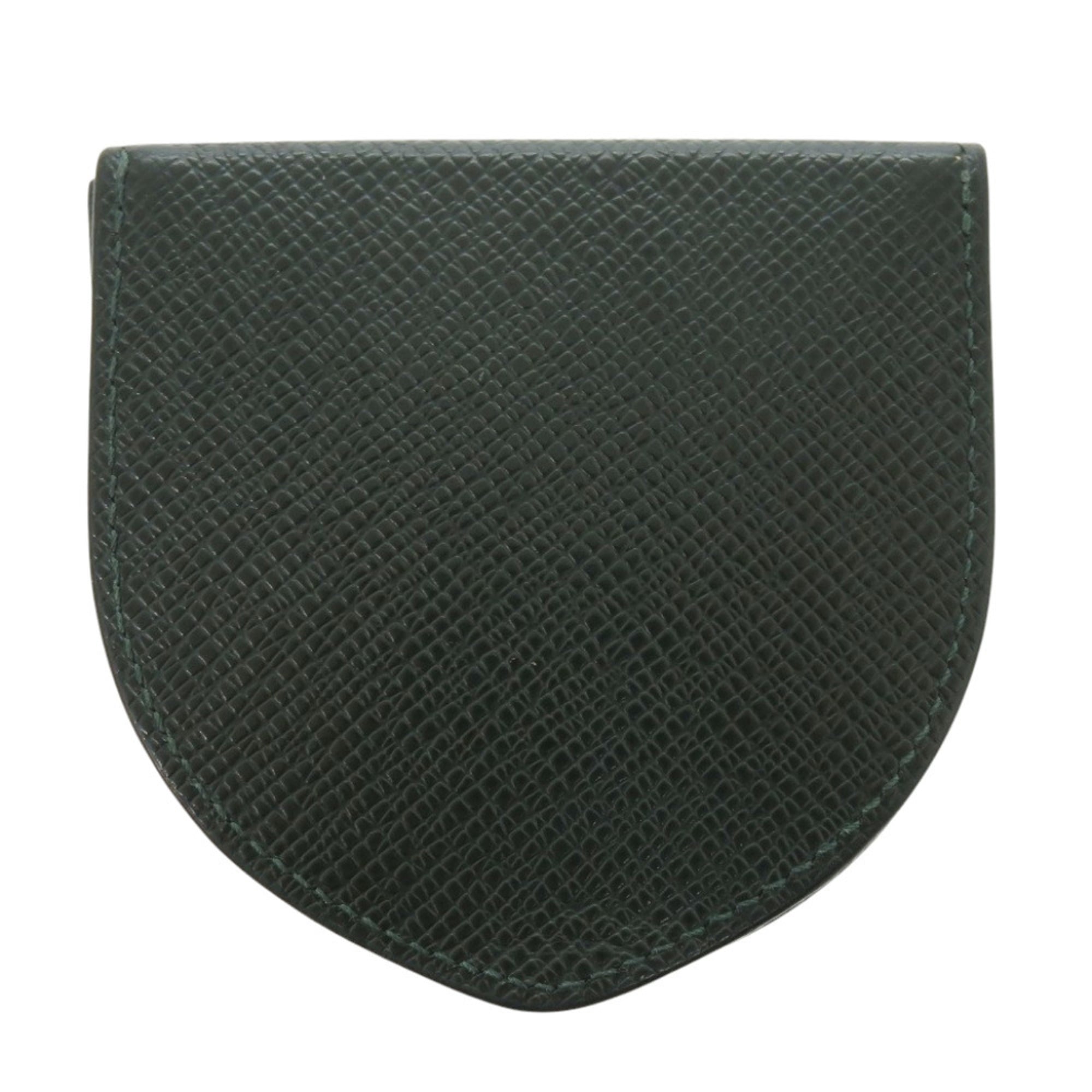Louis Vuitton Green Taiga Leather Coin Purse/Coin Case (Pre-Owned)
