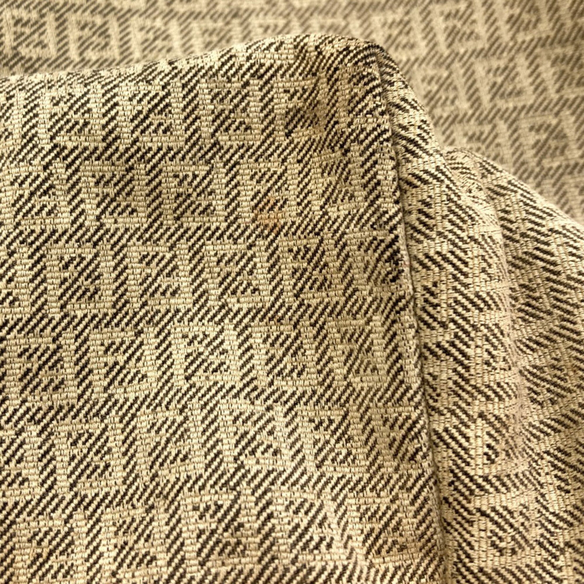 Fendi Zucchino Beige Canvas Tote Bag (Pre-Owned)