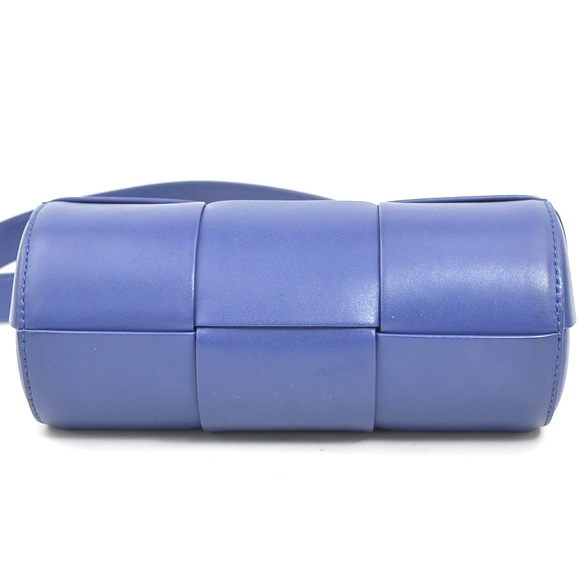 Bottega Veneta Blue Leather Shoulder Bag (Pre-Owned)