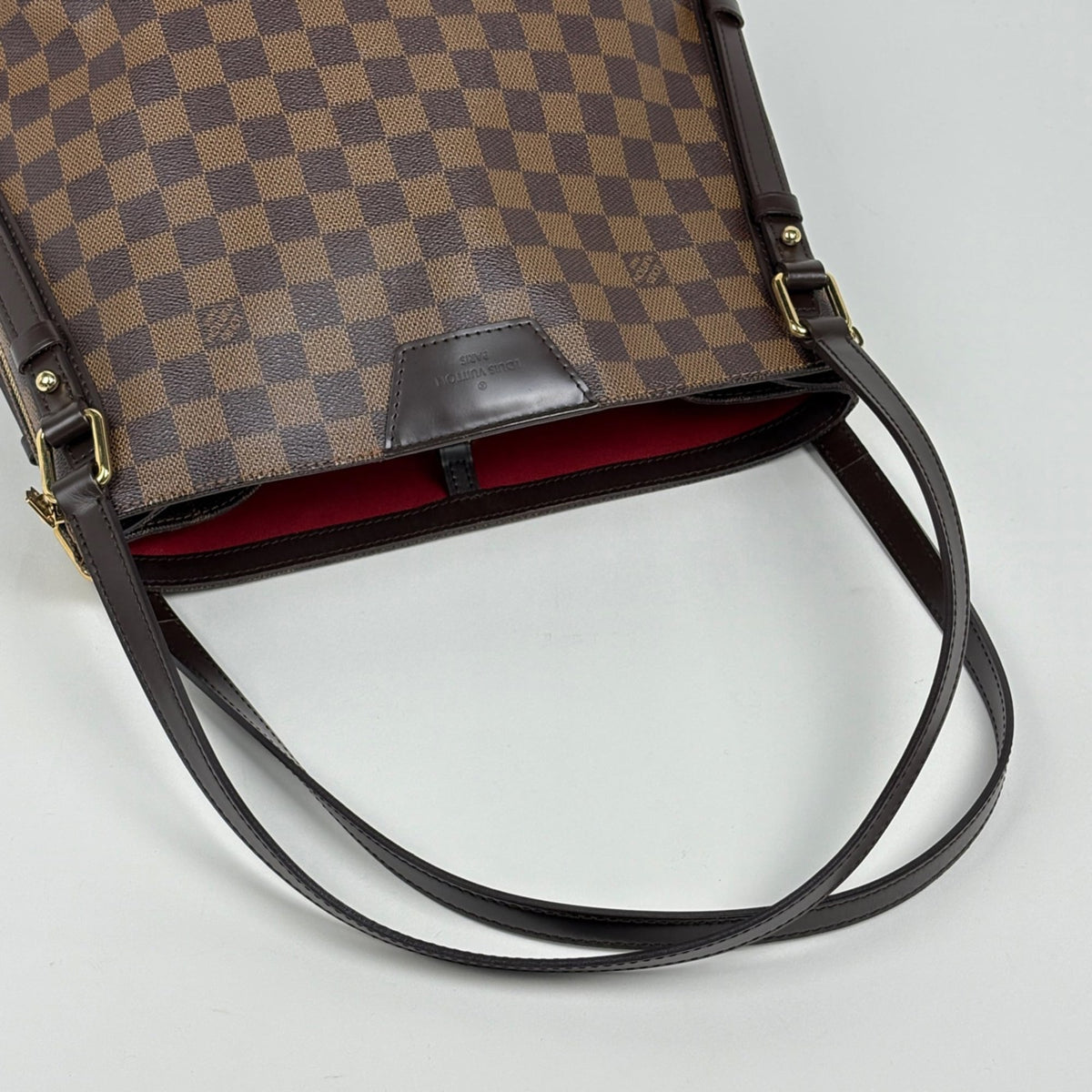 Louis Vuitton Damier Brown Damier Canvas Tote Bag (Pre-Owned)
