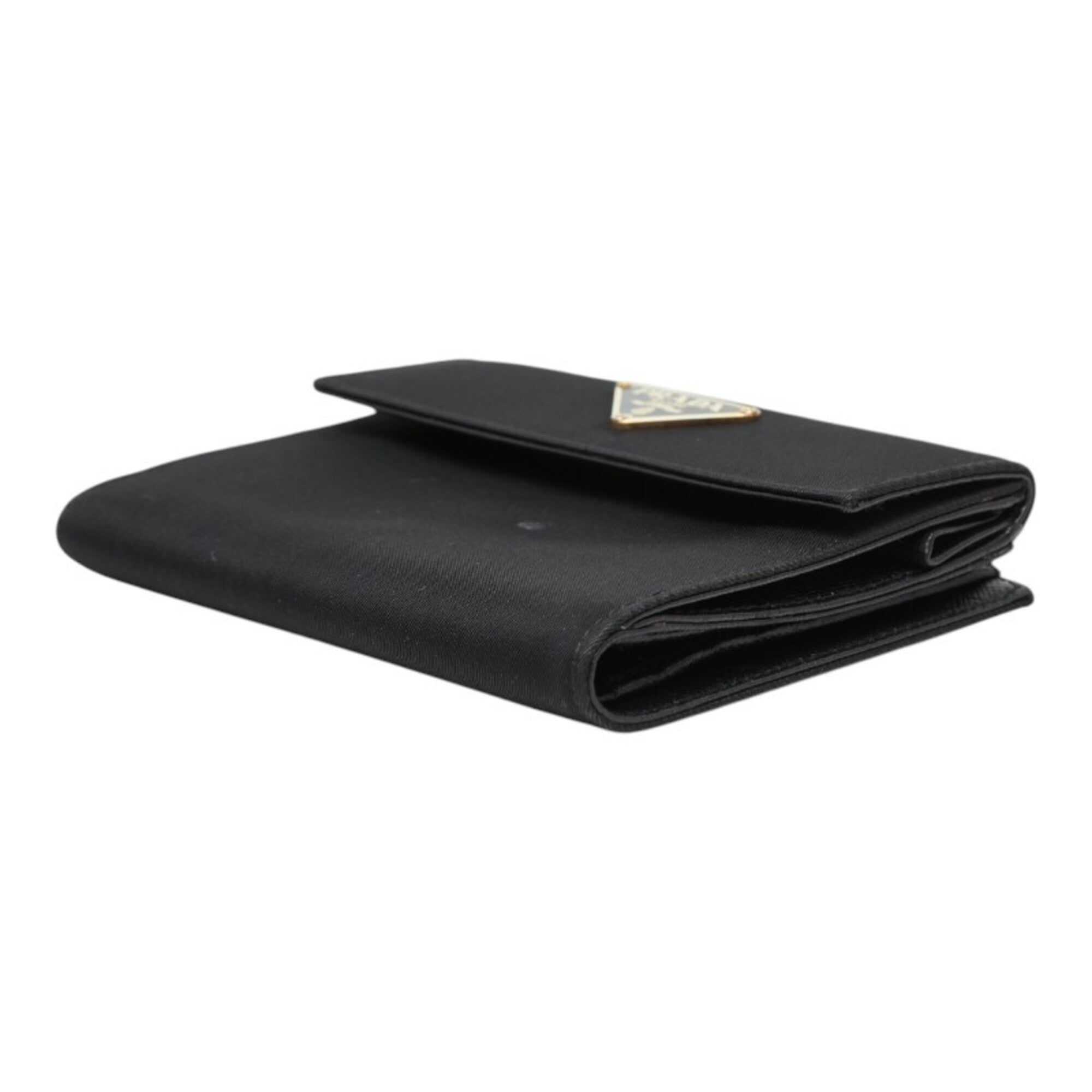Prada Black Nylon Wallet (Bi-Fold) (Pre-Owned)