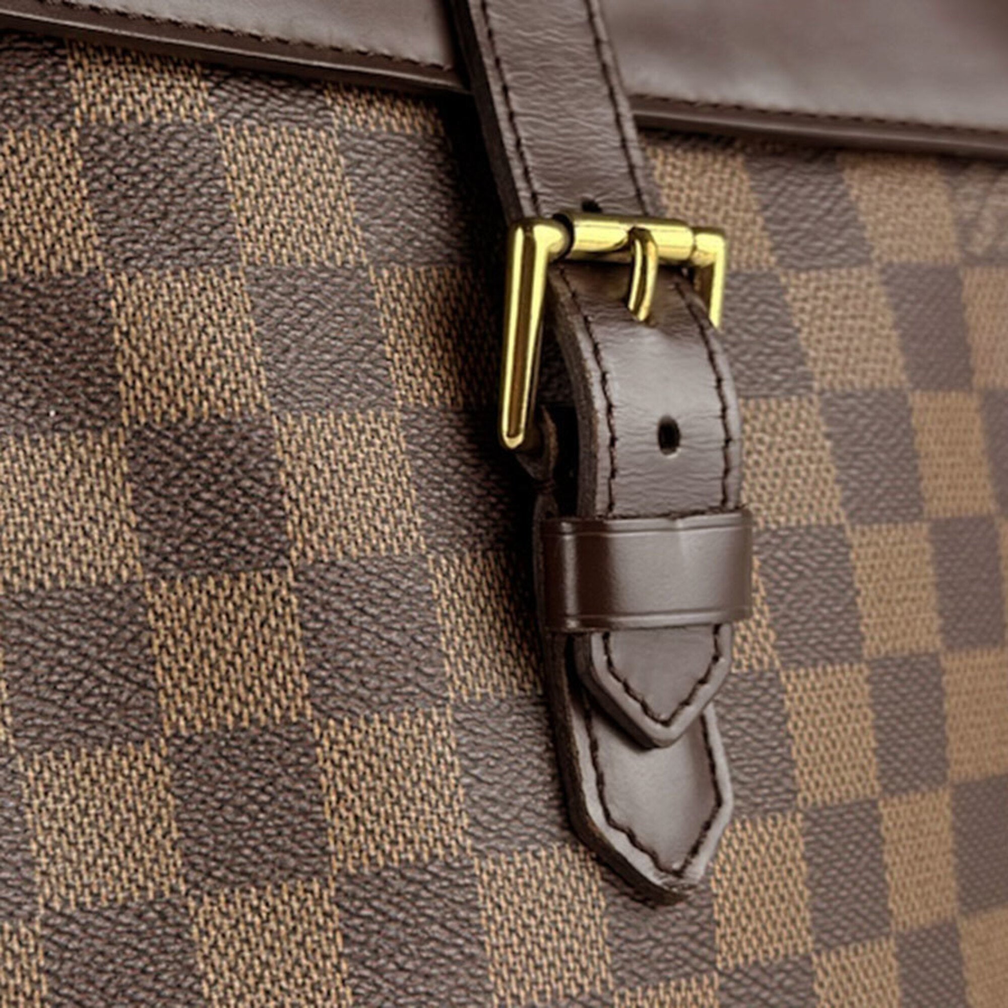 Louis Vuitton Damier Canvas Ebene Damier Canvas Backpack (Pre-Owned)