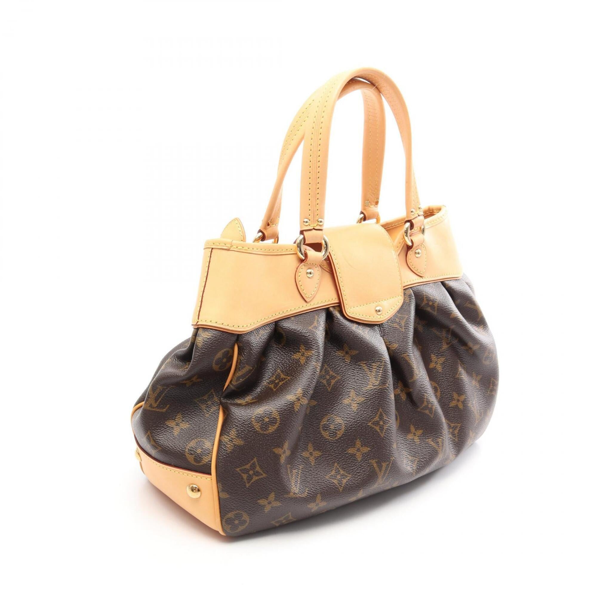 Louis Vuitton Brown Coated Canvas Leather Handbag (Pre-Owned)