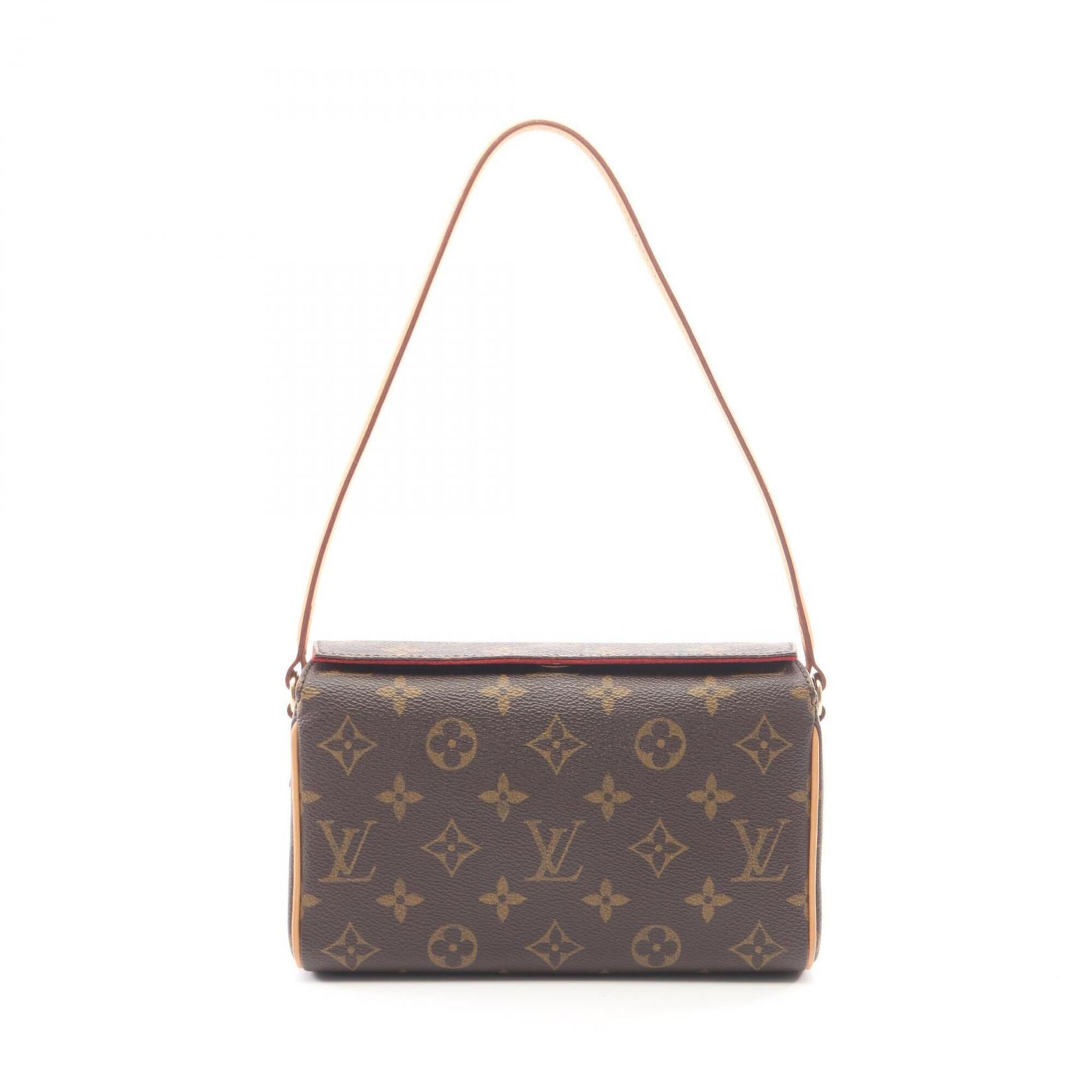 Louis Vuitton Brown Pvc Leather Handbag (Pre-Owned)