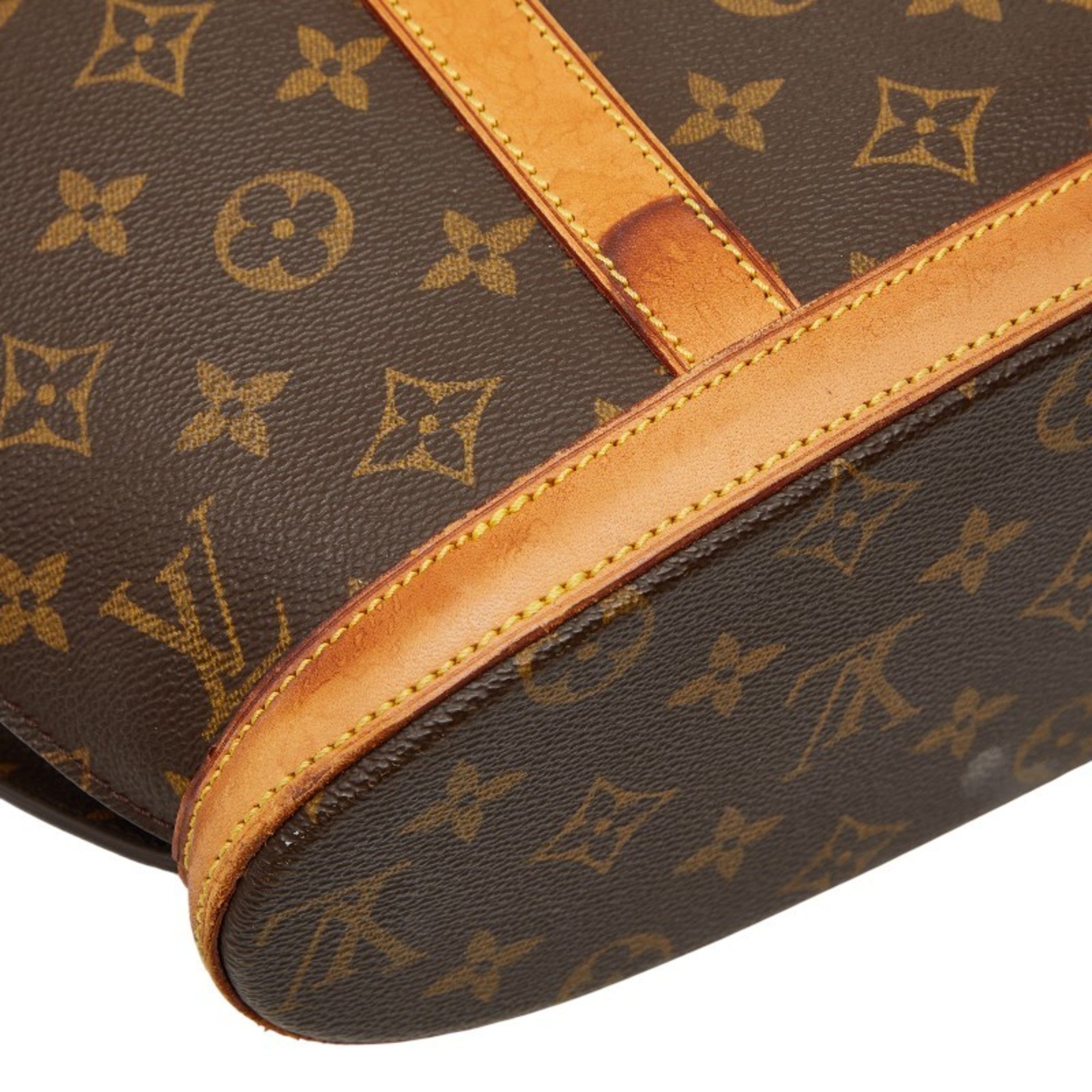 Louis Vuitton Brown Pvc Leather Tote Bag (Pre-Owned)