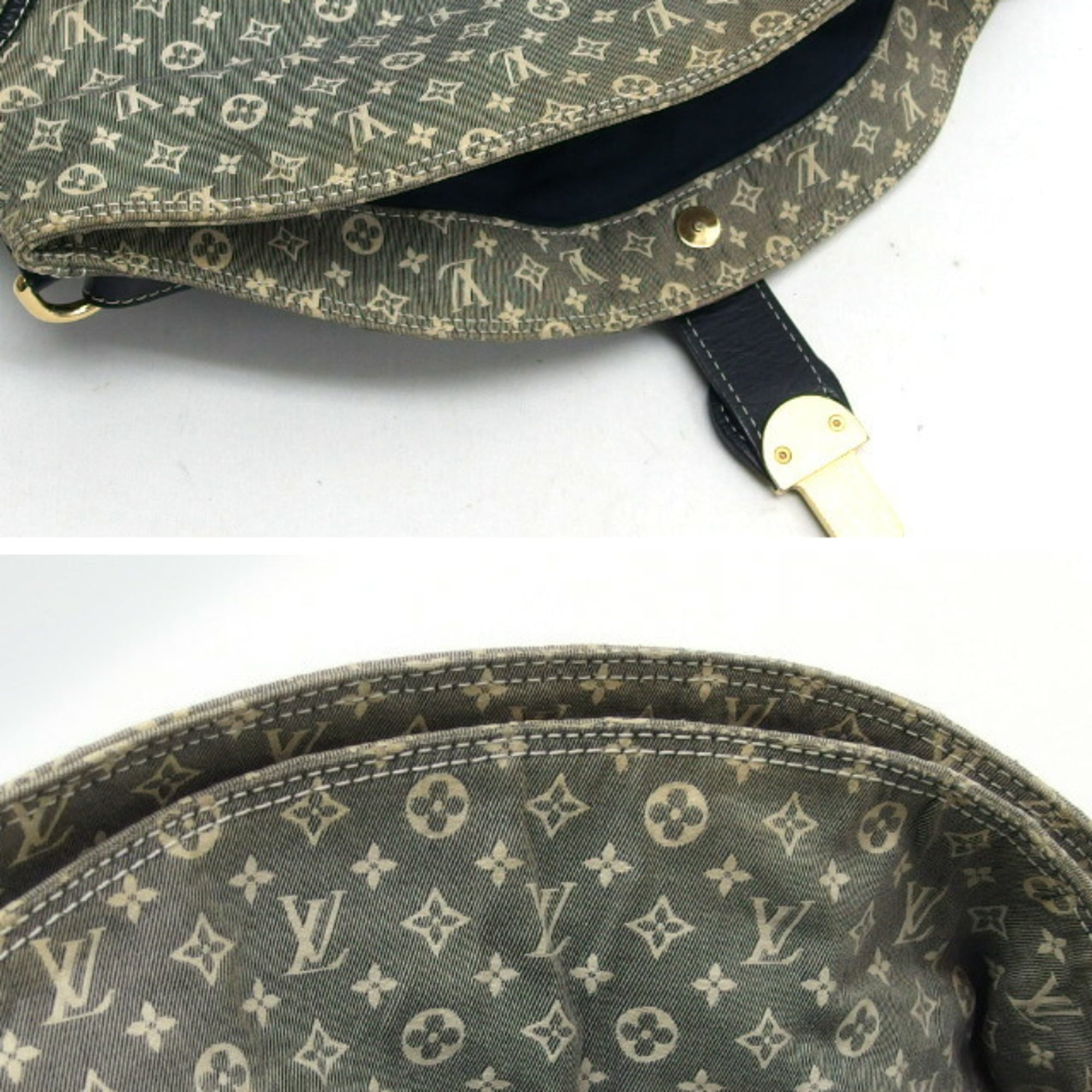 Louis Vuitton Monogram Idylle Gray Navy White Monogram Idylle Handbag Shoulder Bag (Pre-Owned)
