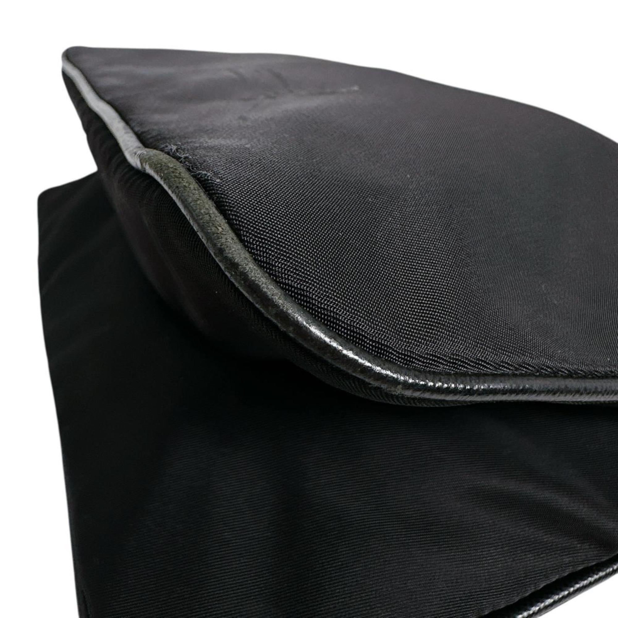 Prada Black Nylon Shoulder Bag Sling Bag (Pre-Owned)