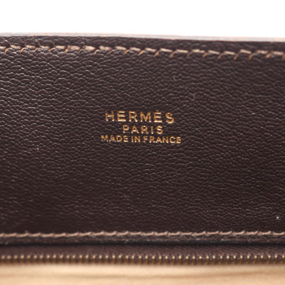 Hermes Brown Ardennes Leather Handbag Shoulder Bag (Pre-Owned)
