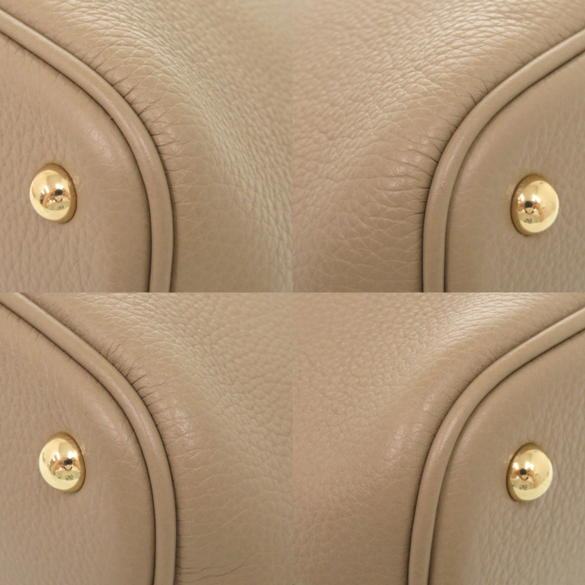 Tory Burch Beige Leather Handbag Shoulder Bag (Pre-Owned)