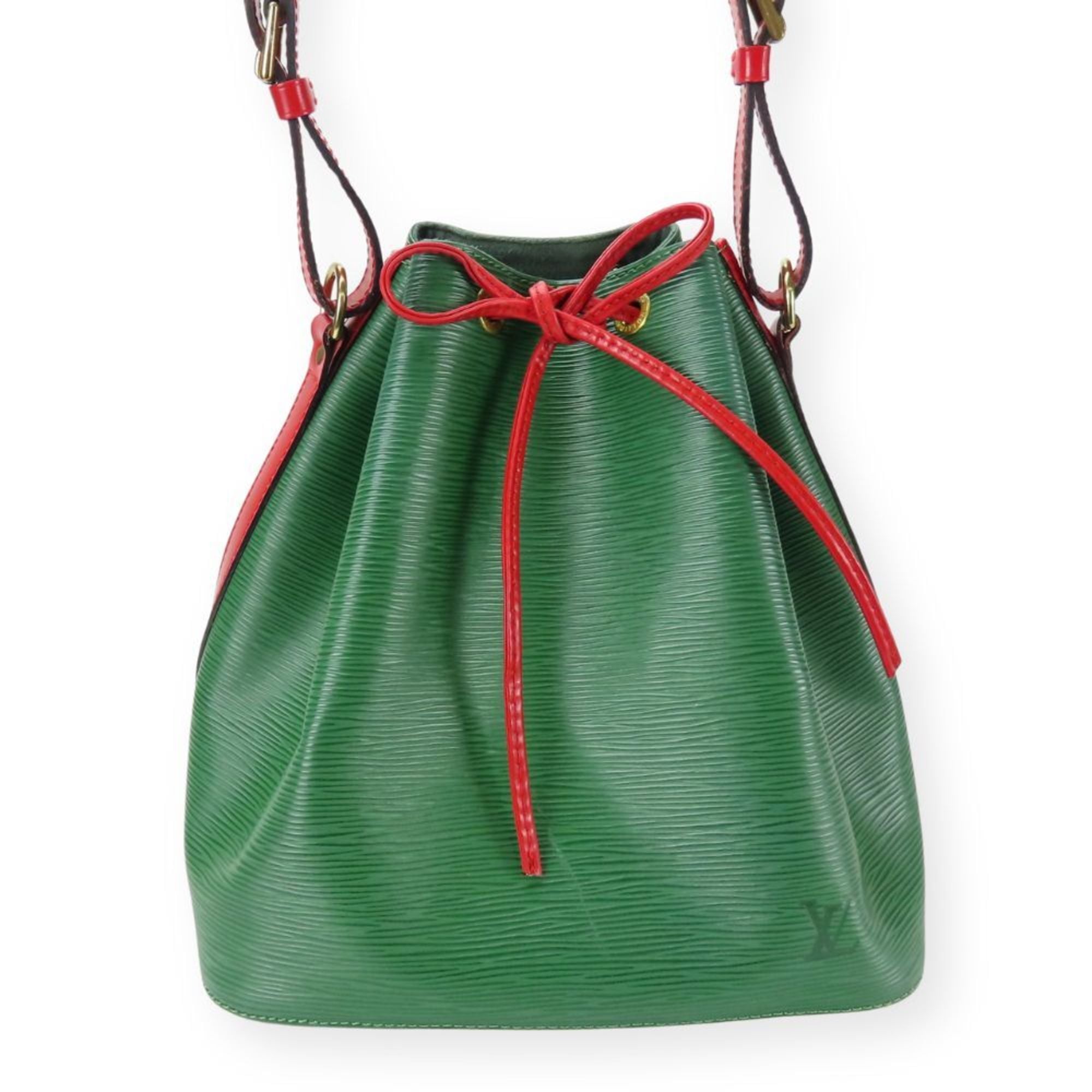 Louis Vuitton Epi Green Red Color Epi Leather Shoulder Bag (Pre-Owned)
