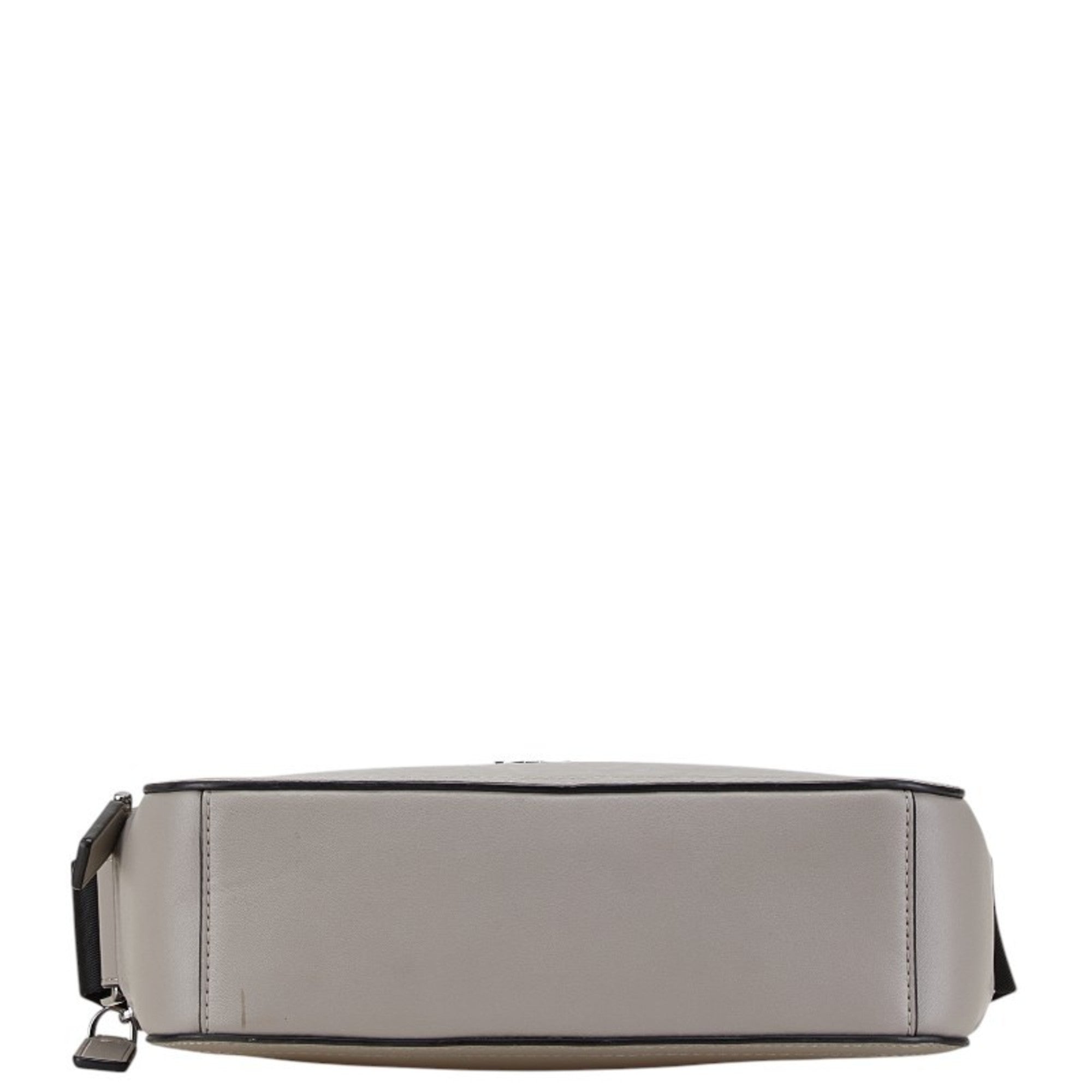 Michael Kors Gray Leather Handbag Shoulder Bag (Pre-Owned)