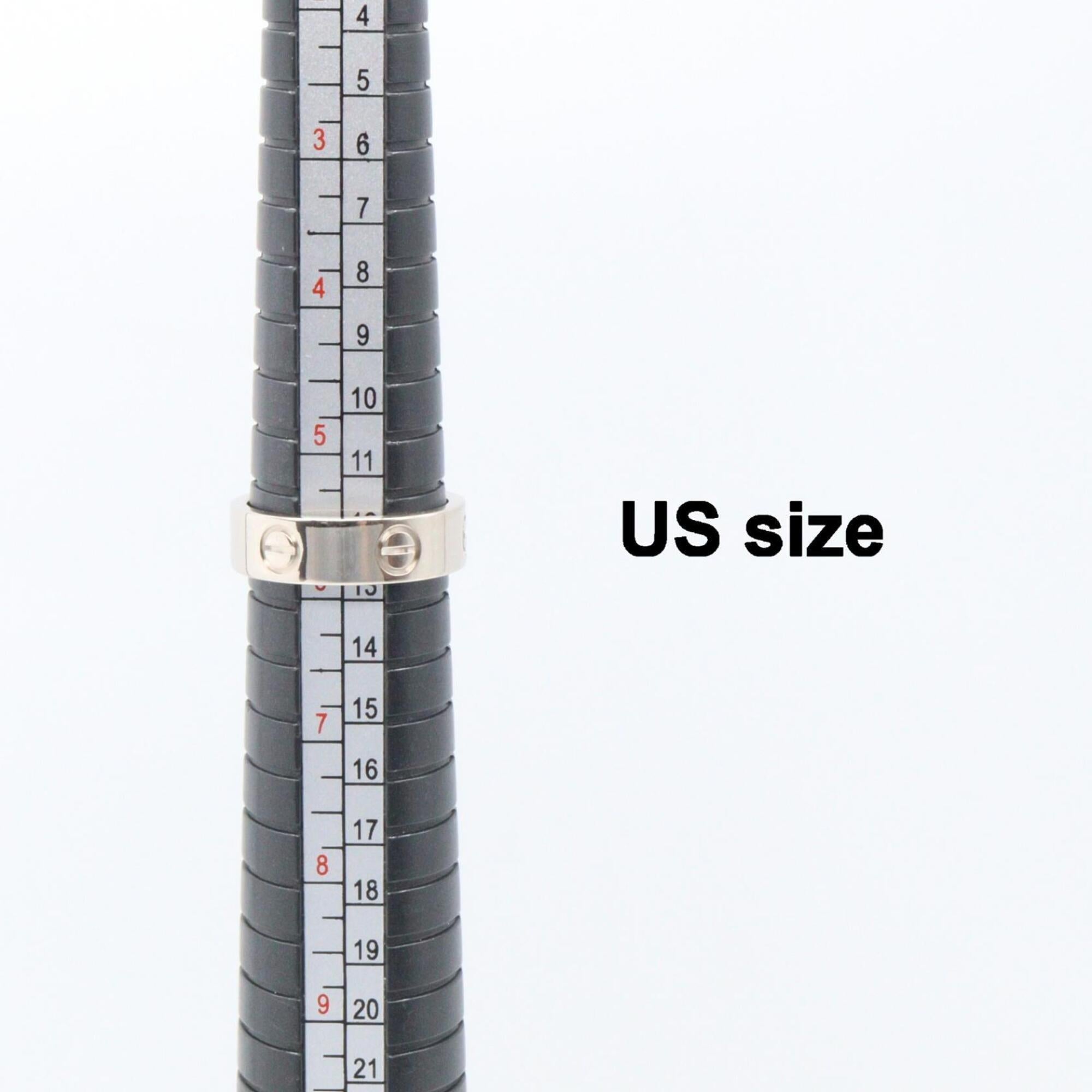 Cartier Silver White Gold (18K) Band Ring (Pre-Owned)