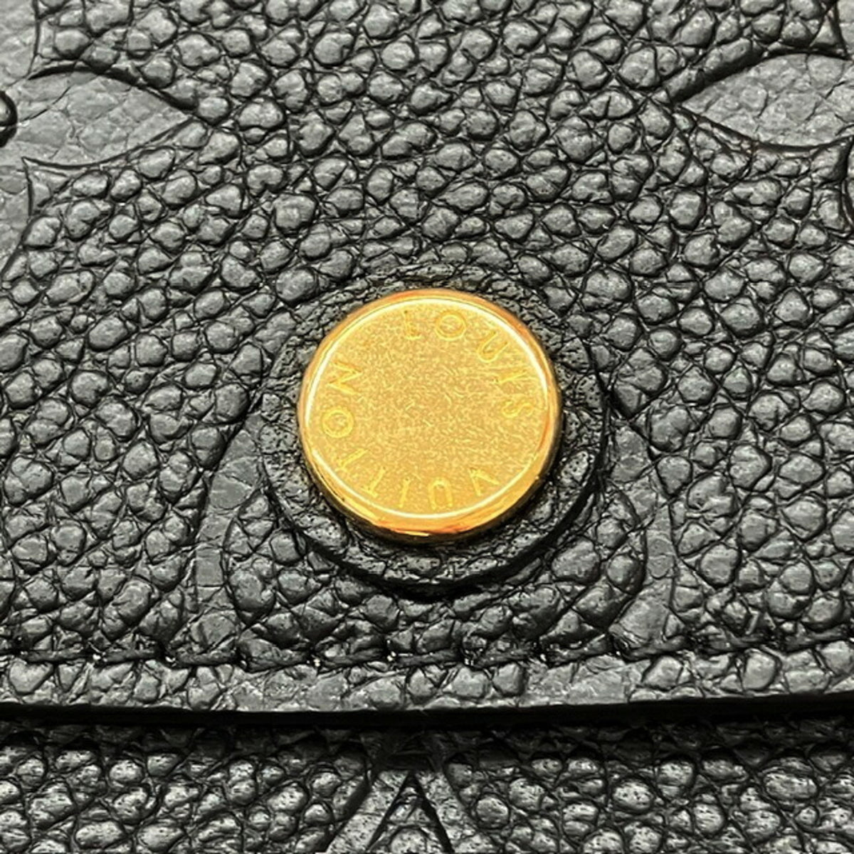 Louis Vuitton Beige Noir Monogram Empreinte Long Wallet (Bi-Fold) (Pre-Owned)