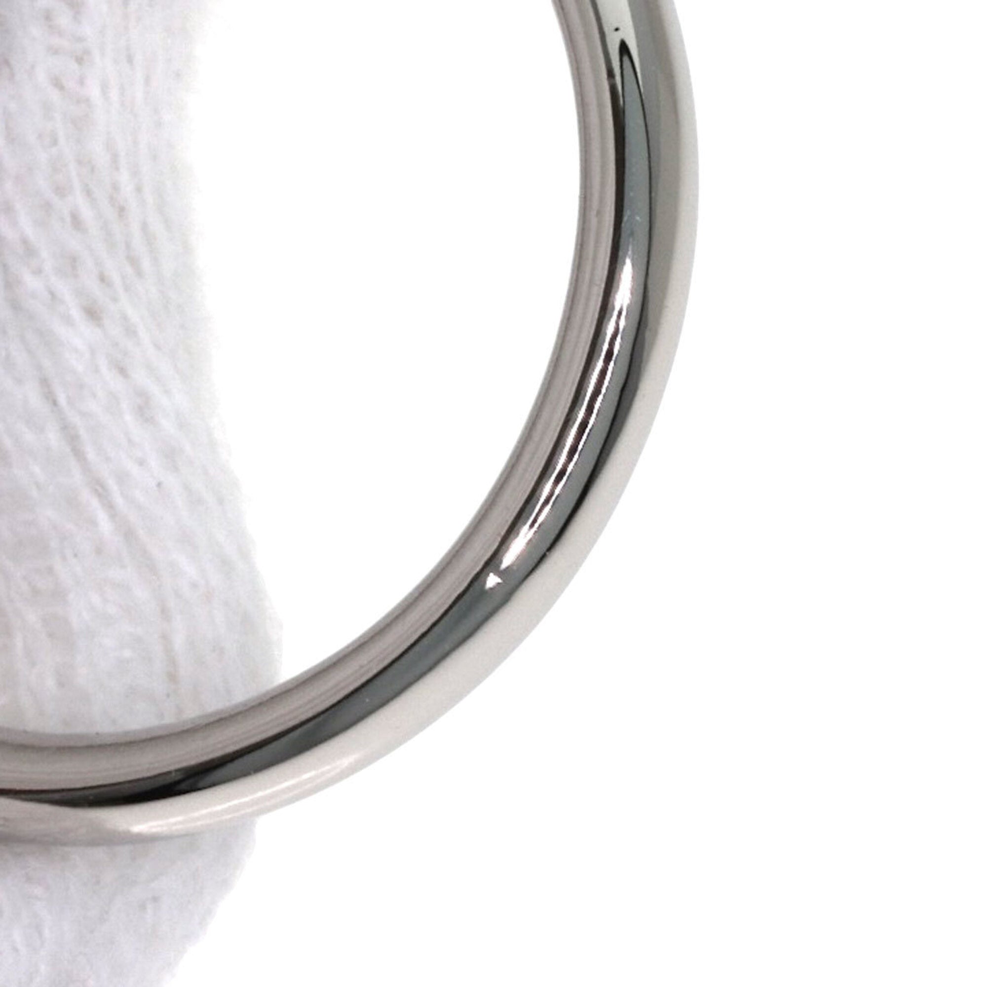 Tiffany Platinum Platinum 950 Band Ring (Pre-Owned)