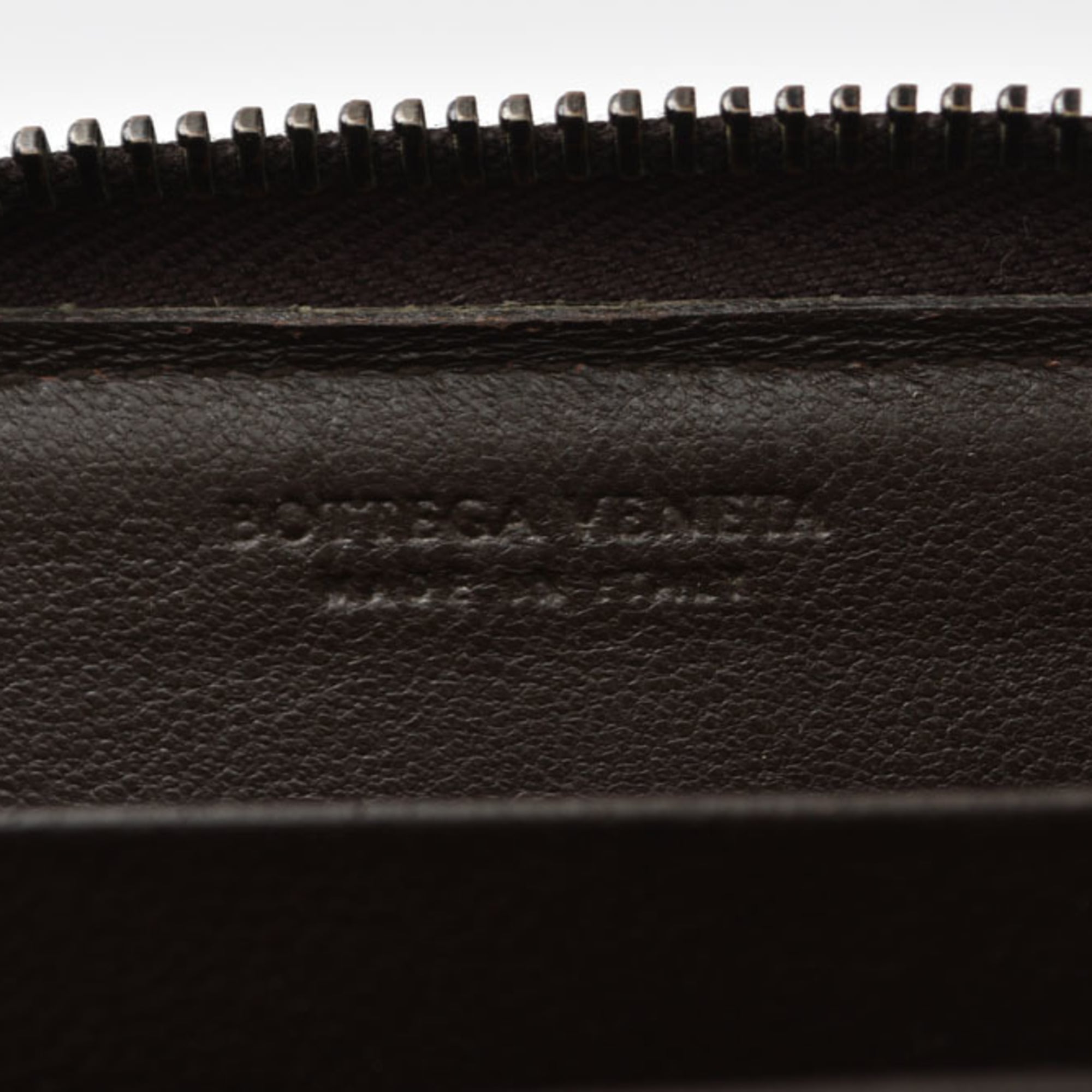 Bottega Veneta Dark Brown Intrecciato Coin Purse/Coin Case (Pre-Owned)