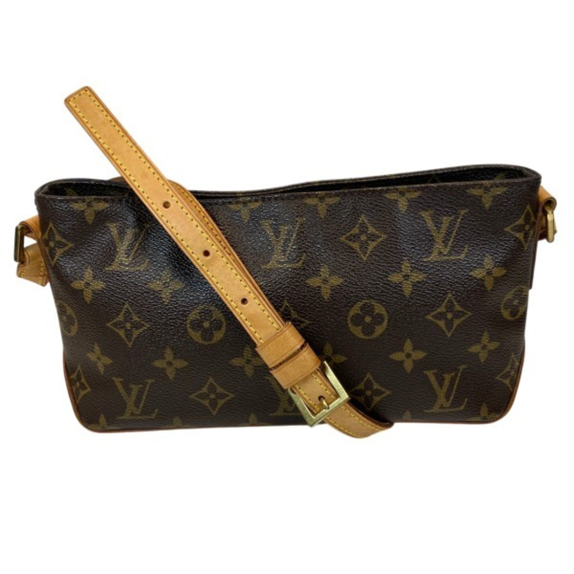 Louis Vuitton Brown Monogram Handbag Shoulder Bag (Pre-Owned)