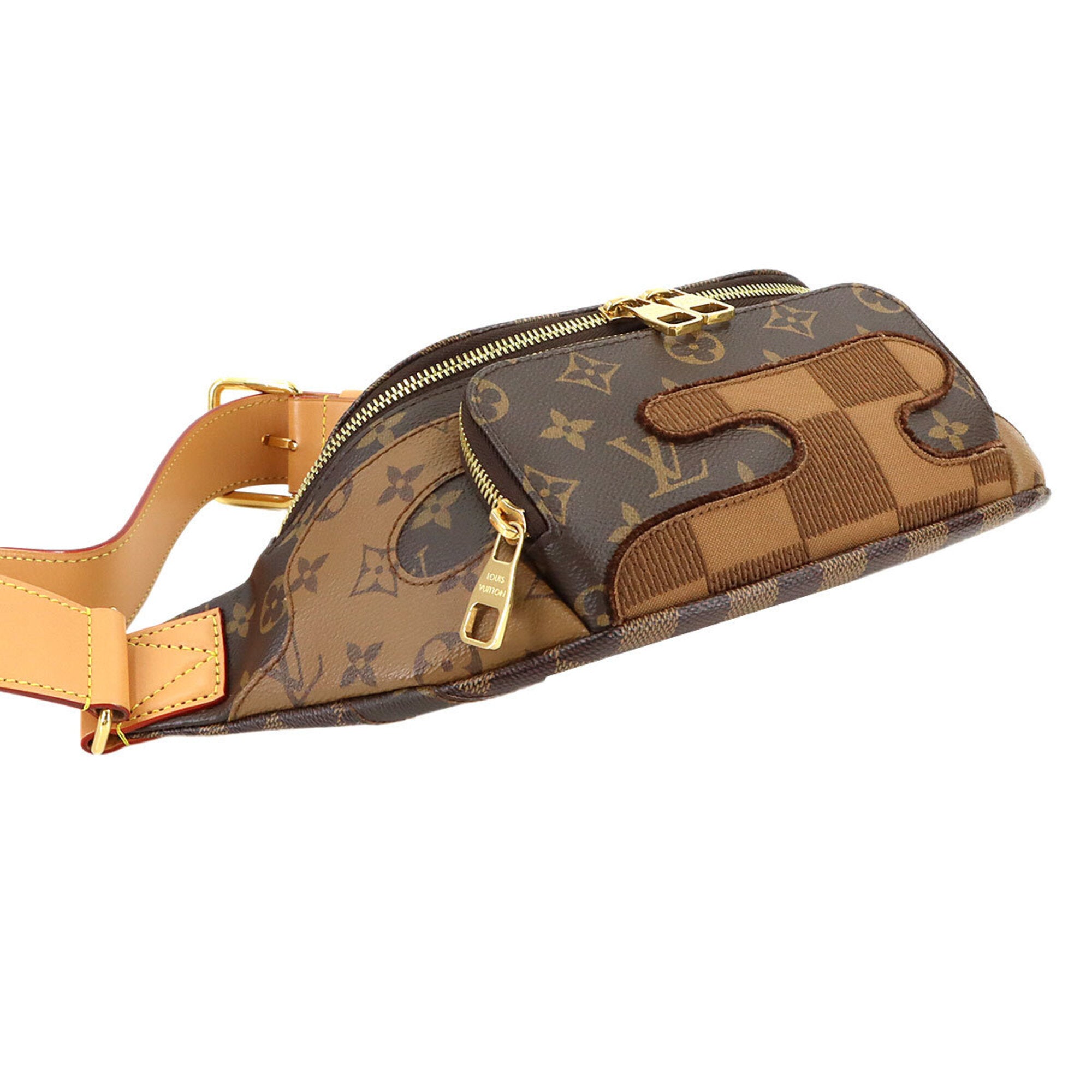Louis Vuitton Brown Ebene Monogram Monogram Damier Canvas Handbag Sling Bag (Pre-Owned)