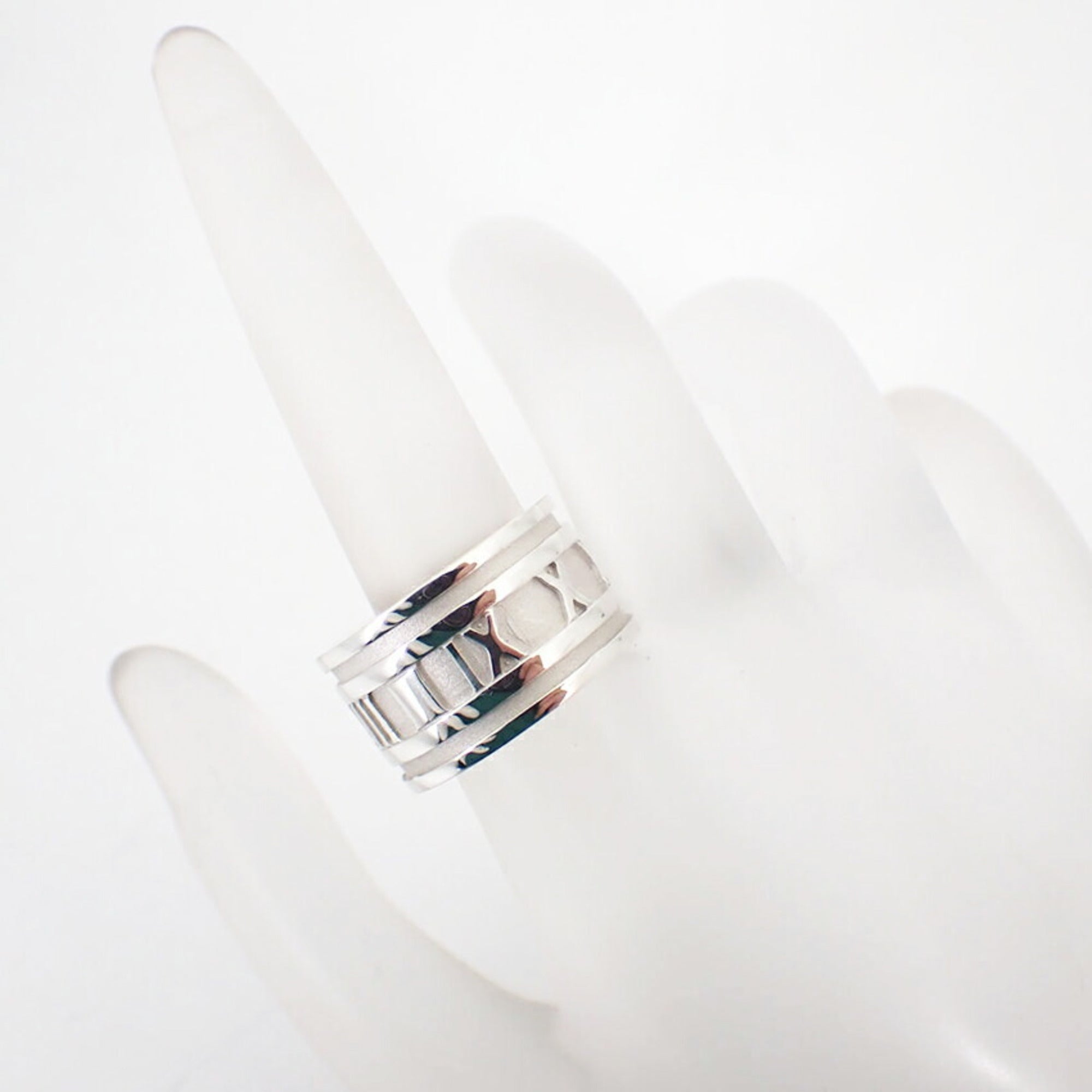 Tiffany Sterling Silver 925 Band Ring (Pre-Owned)