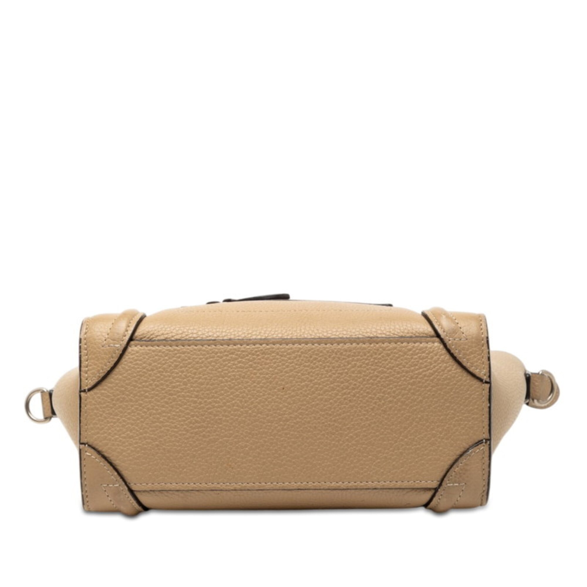 Celine Beige Leather Handbag (Pre-Owned)